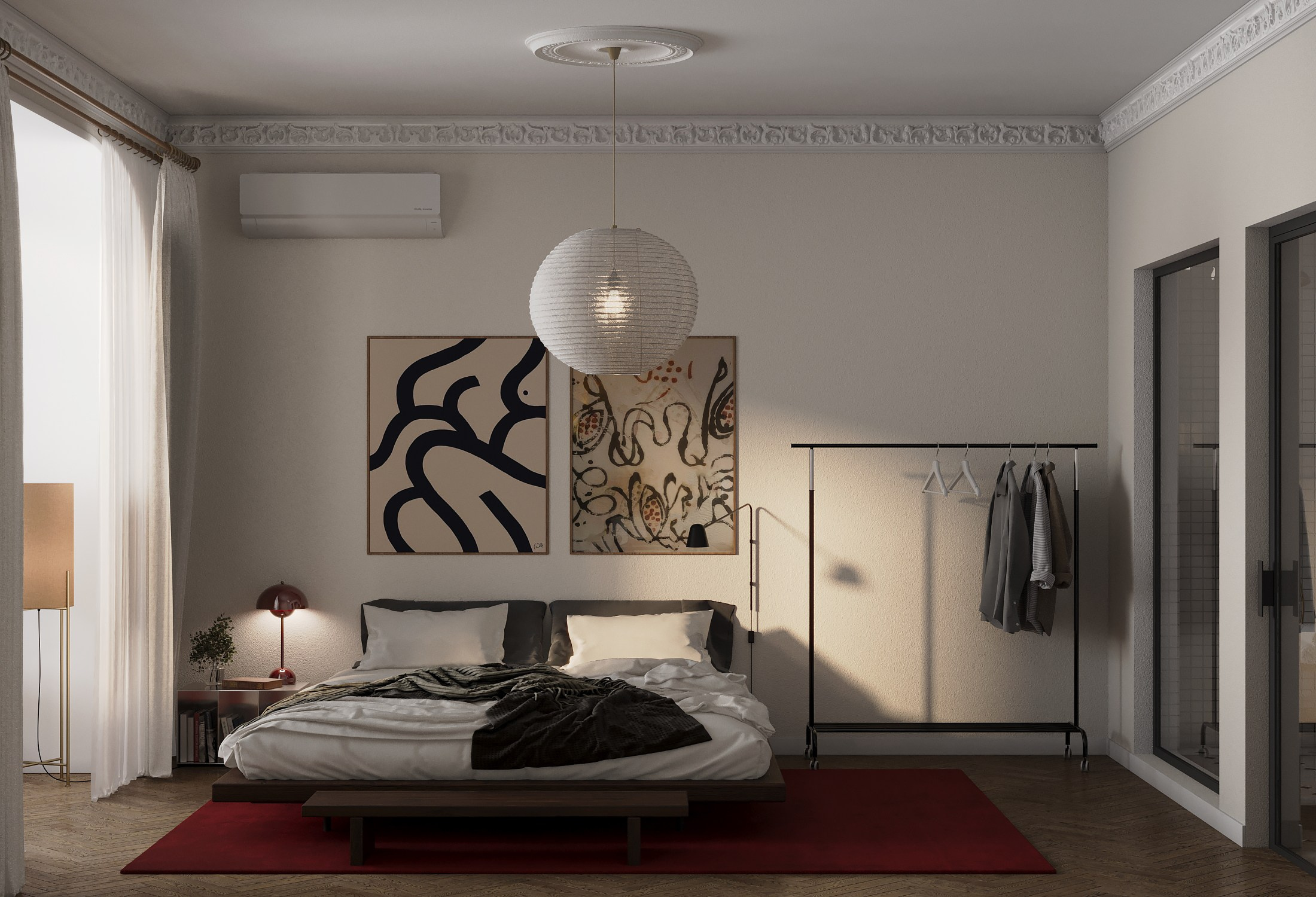 Спальня. 3D-дизайнер Кристина Пуляевская