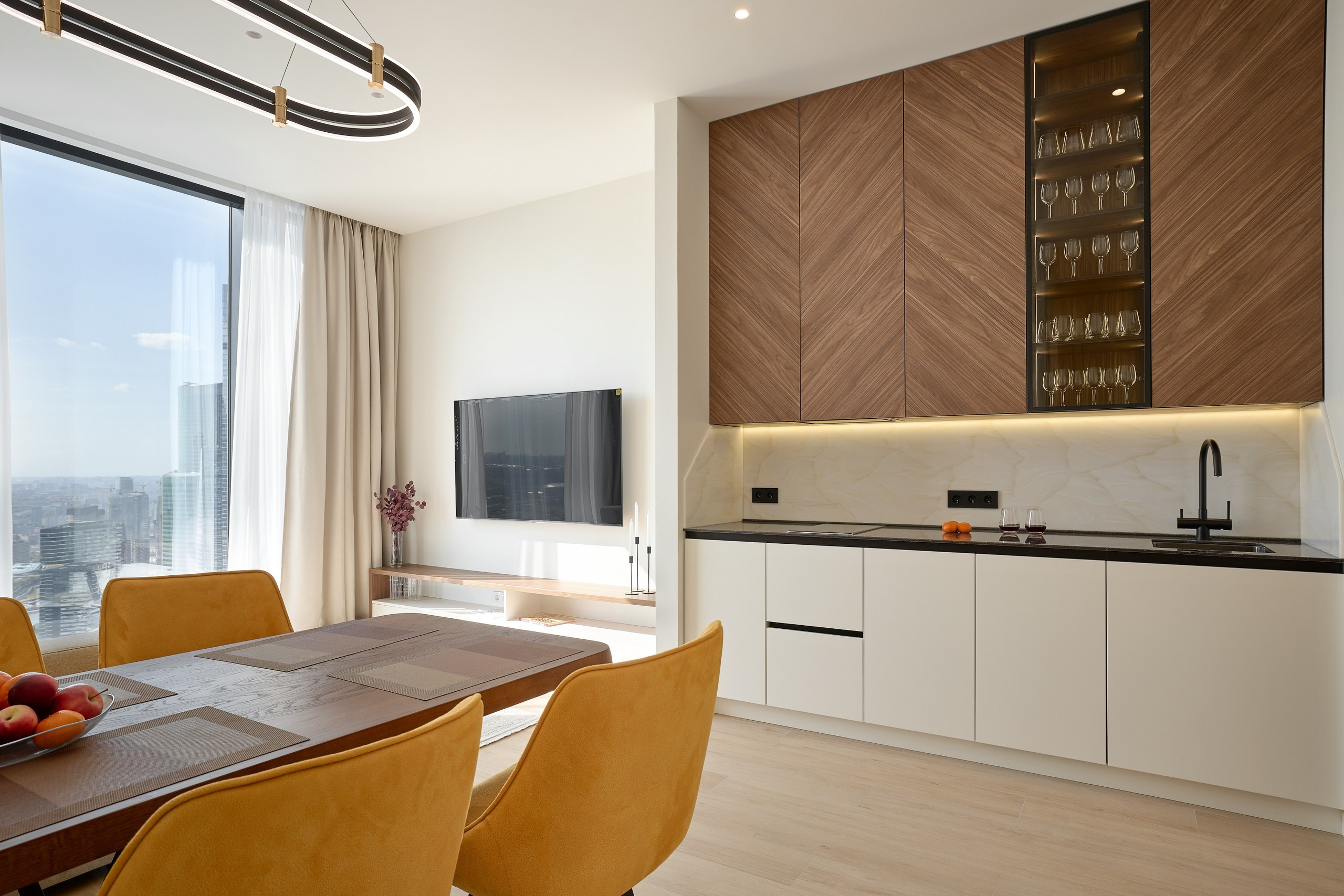 Видовая квартира City Tower. Москва