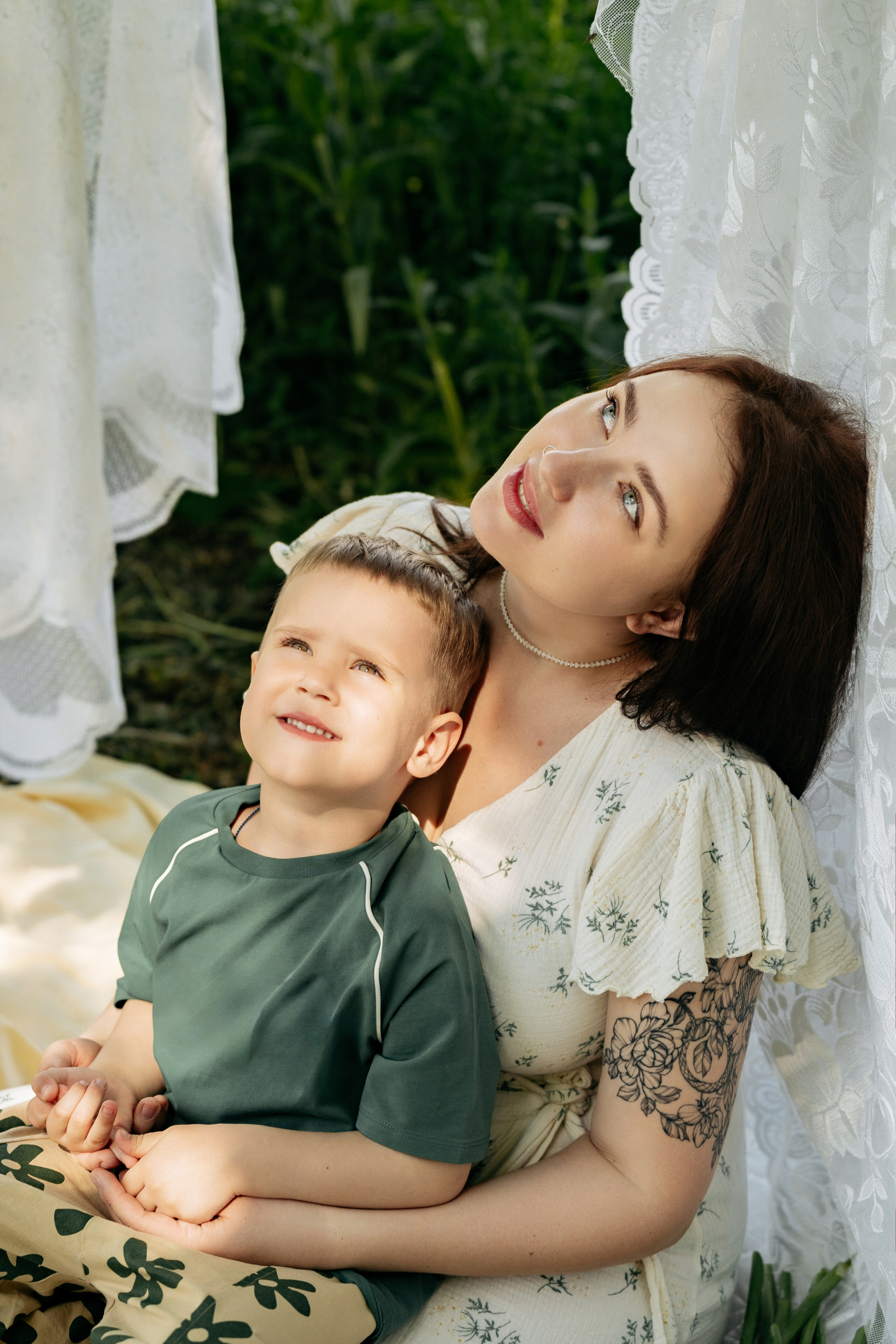 Мама и сын, на семейной фотосессии, фотограф Новороссийск