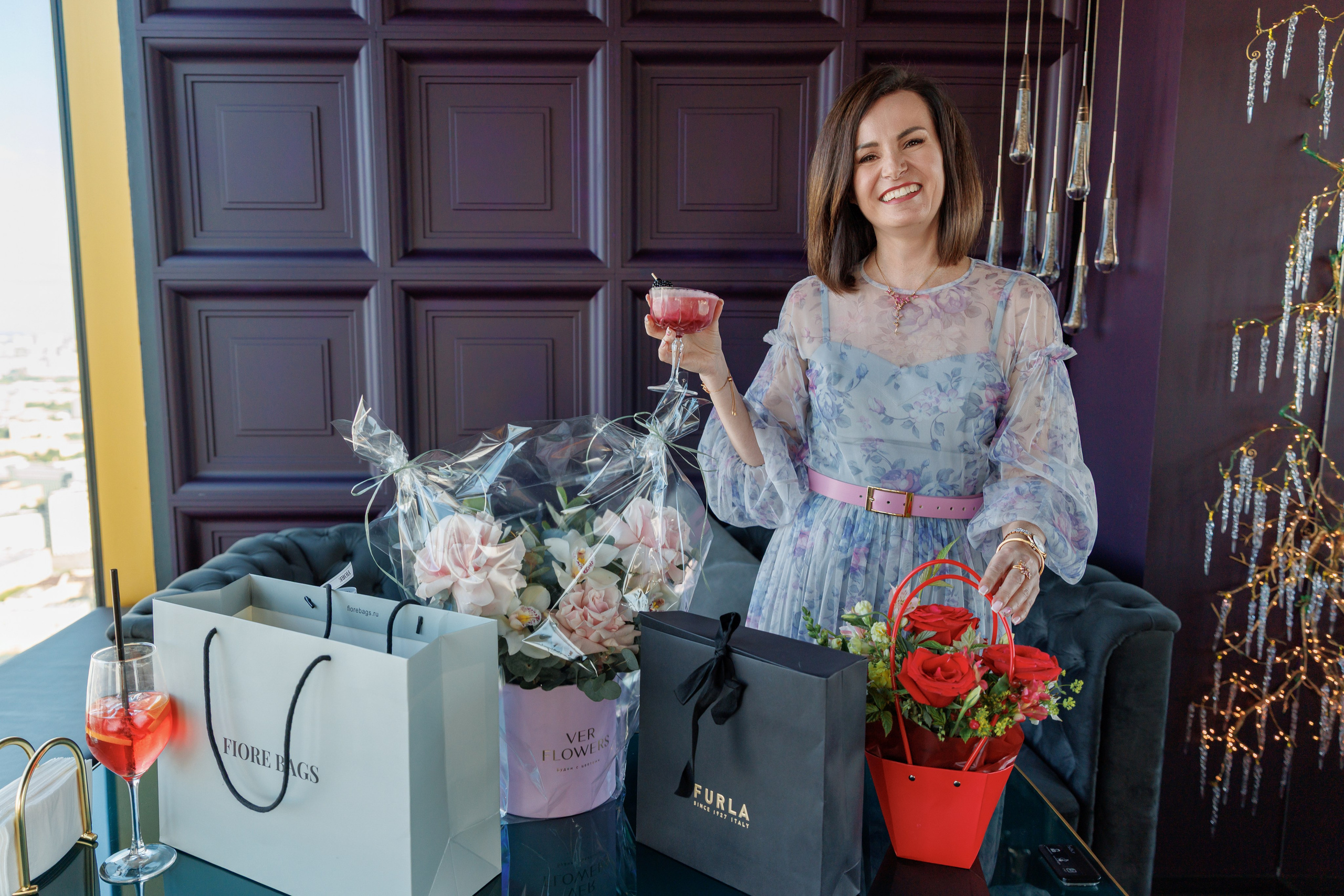 День рождения в Москва Сити. Фотограф и режиссер Московко Екатерина