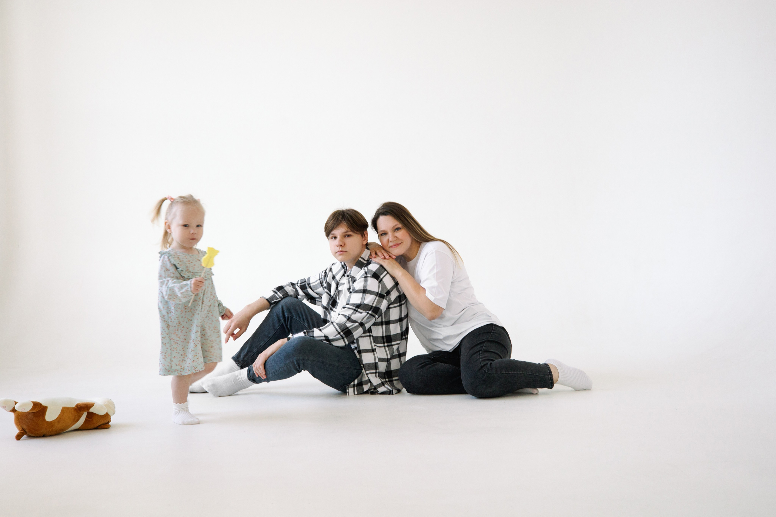 Люба с детками. Женский и семейный фотограф в Томске Алиса Качан