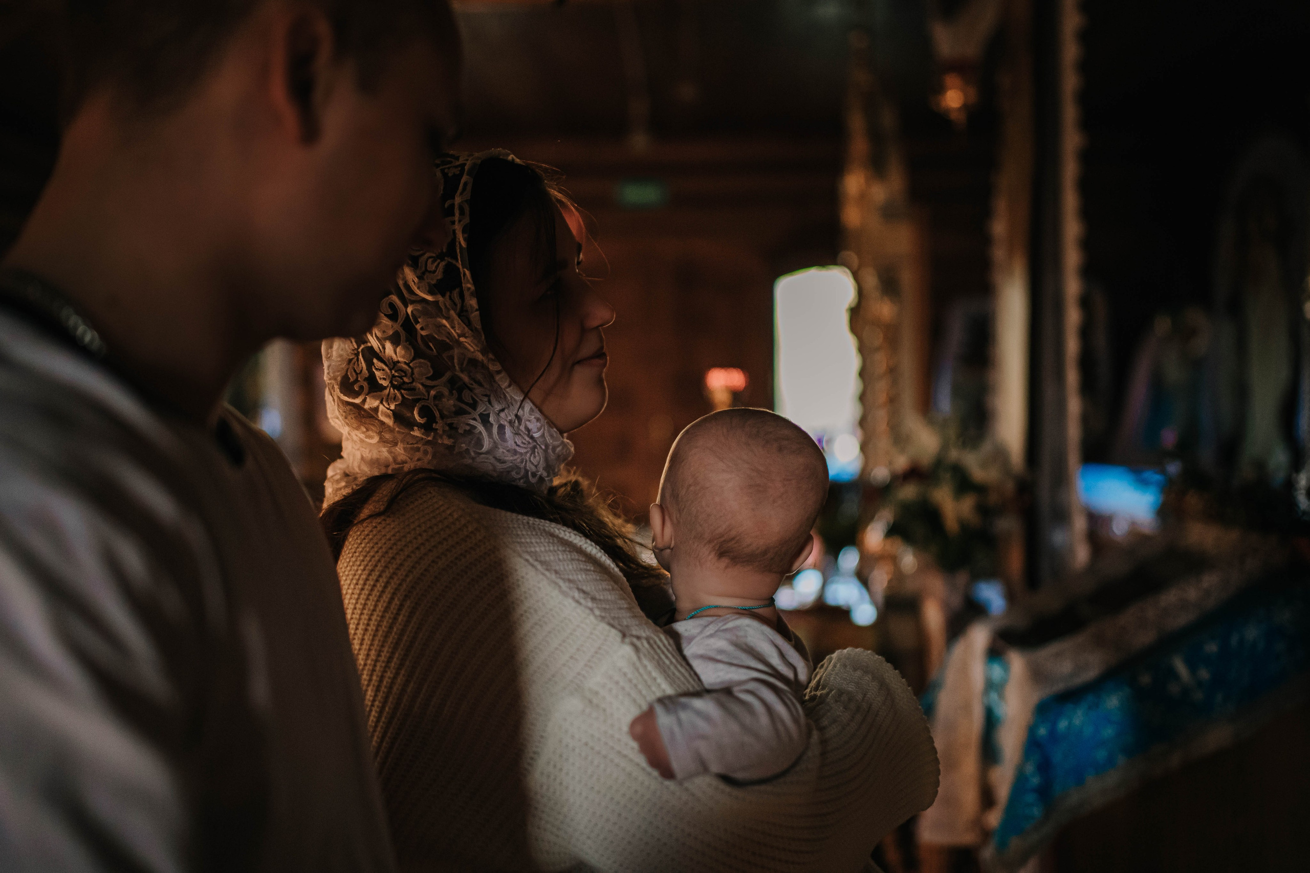 Крещение Дмитрия. Фотограф Дарья Маташкова