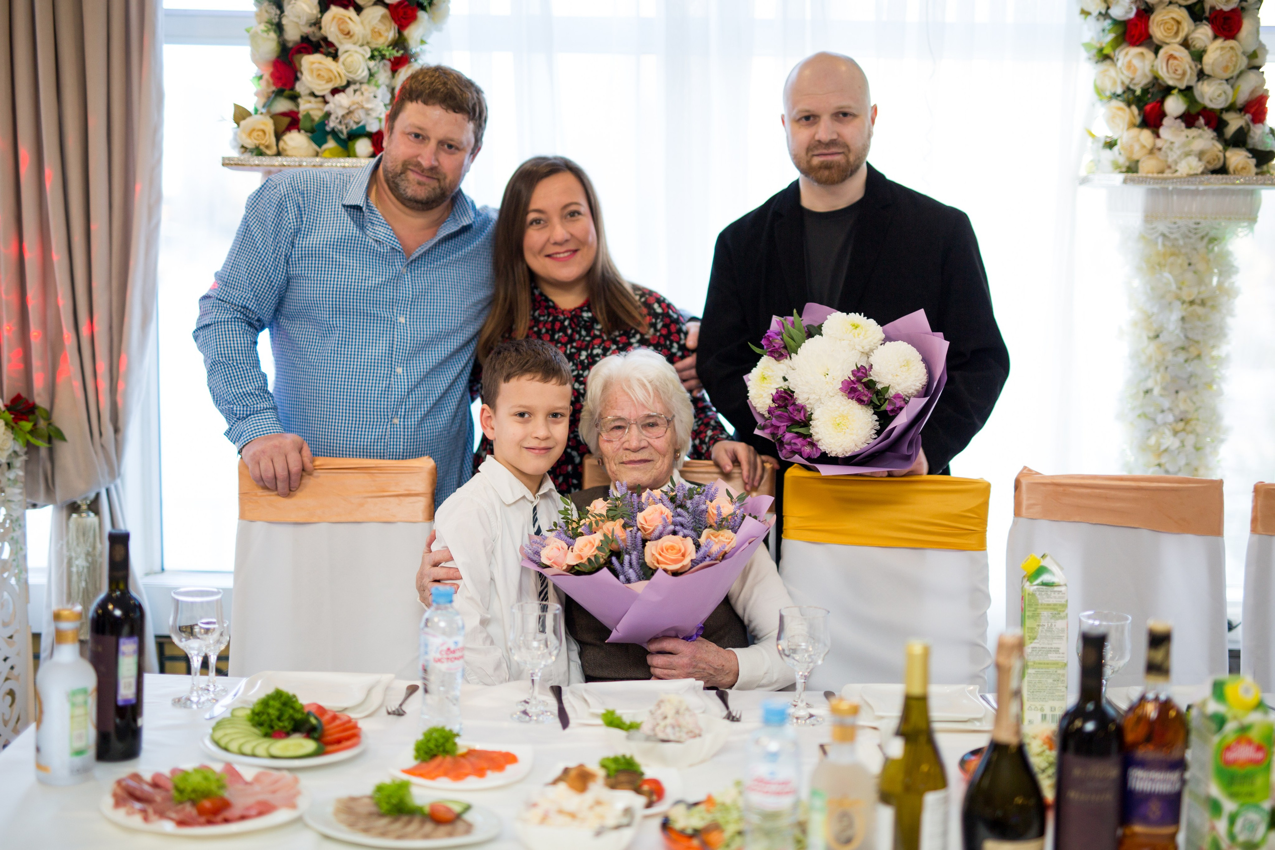 Юбилей в Пушкине — 90 лет!. Портретный и репортажный фотограф в Санкт-Петербурге Елизавета Я