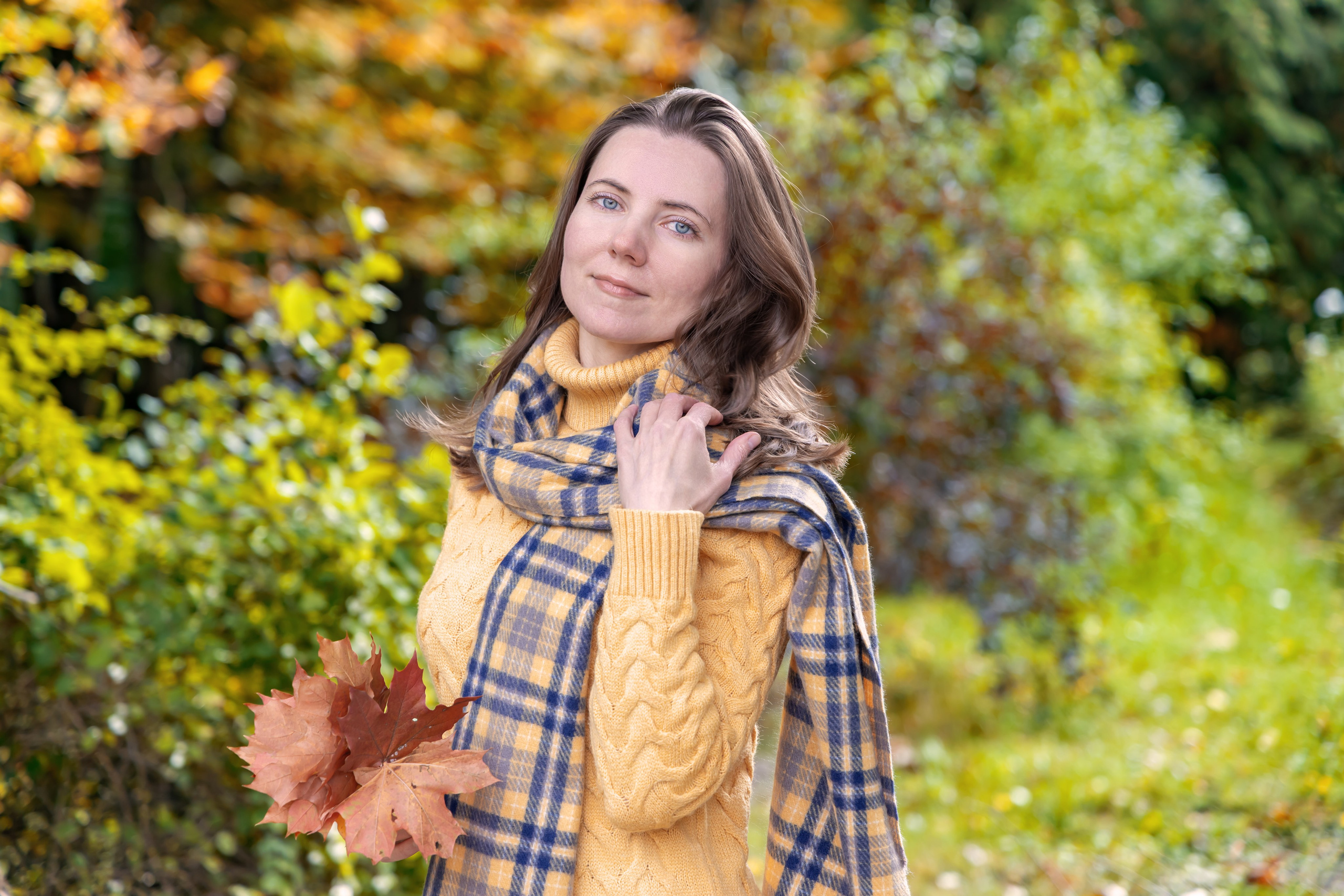 Жёлтая осень и ретро-велосипед. Репортажный, семейный и студийный фотограф в Москве Демин Алексей