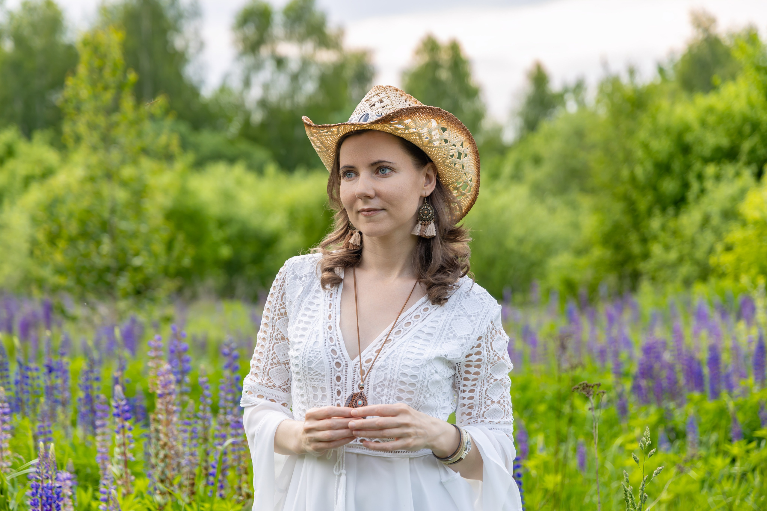 Фотосессия в люпинах. Репортажный, семейный и студийный фотограф в Москве Демин Алексей