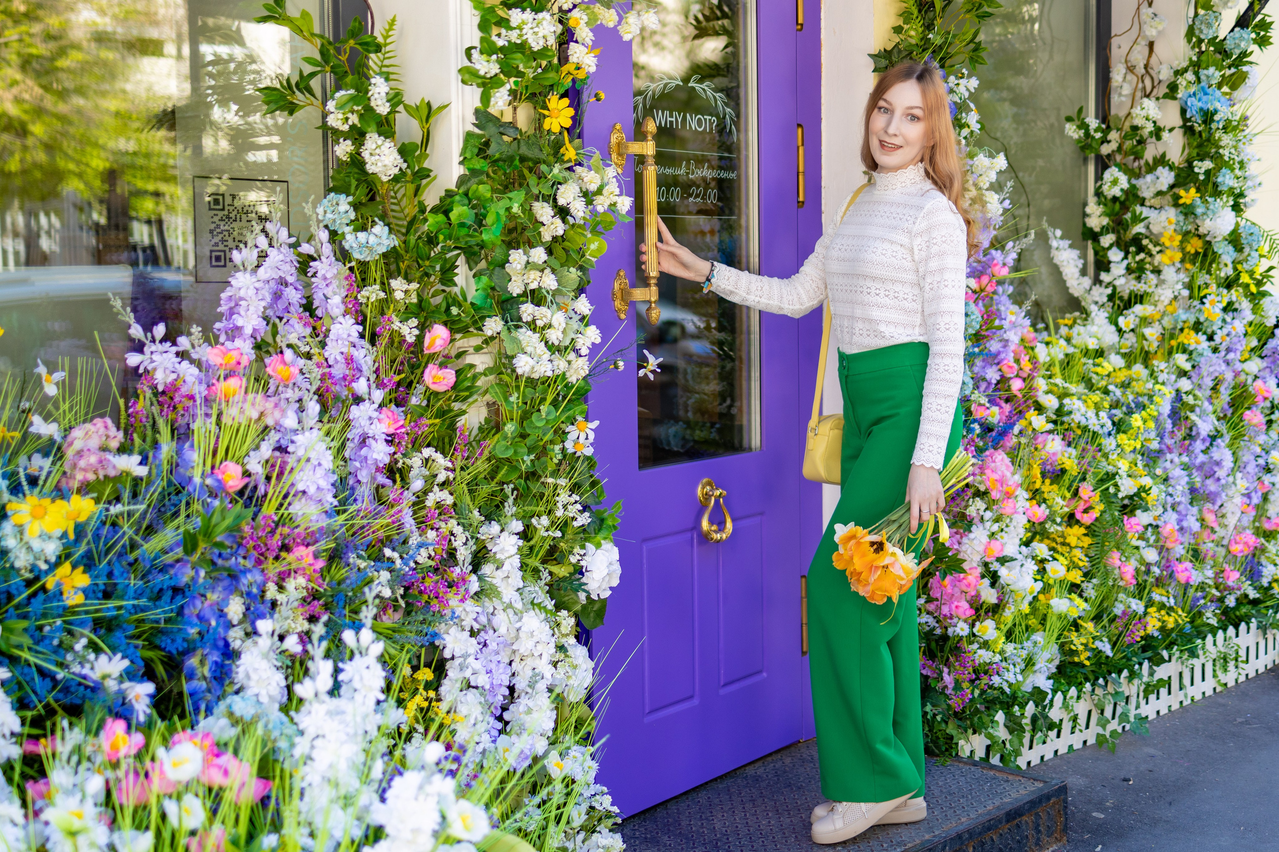 Весенняя прогулка с Еленой по Патриаршим. Репортажный, семейный и студийный фотограф в Москве Демин Алексей