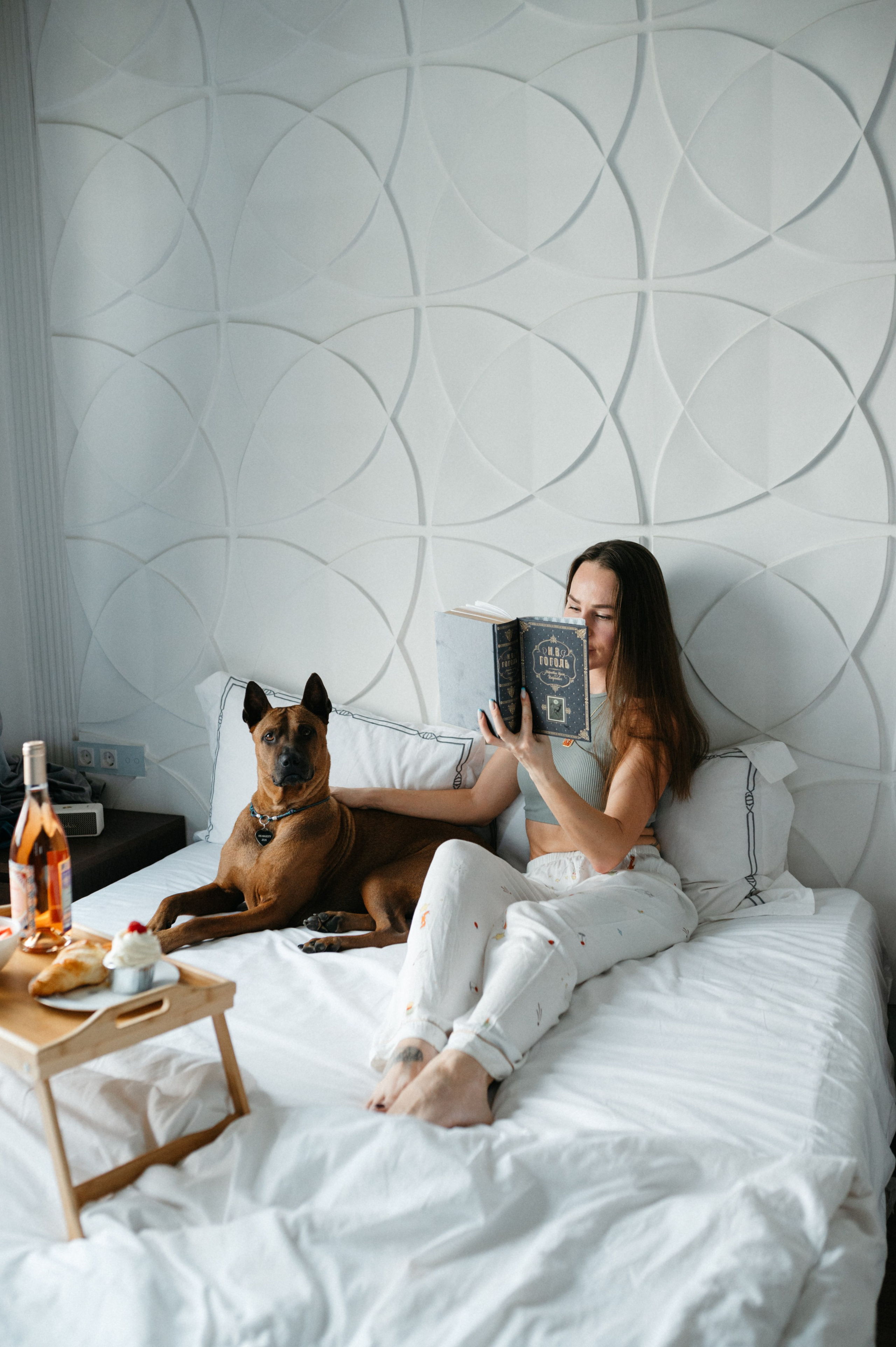 Оксана и Зевс. Фотограф анималист в Москве Ольга Агушева