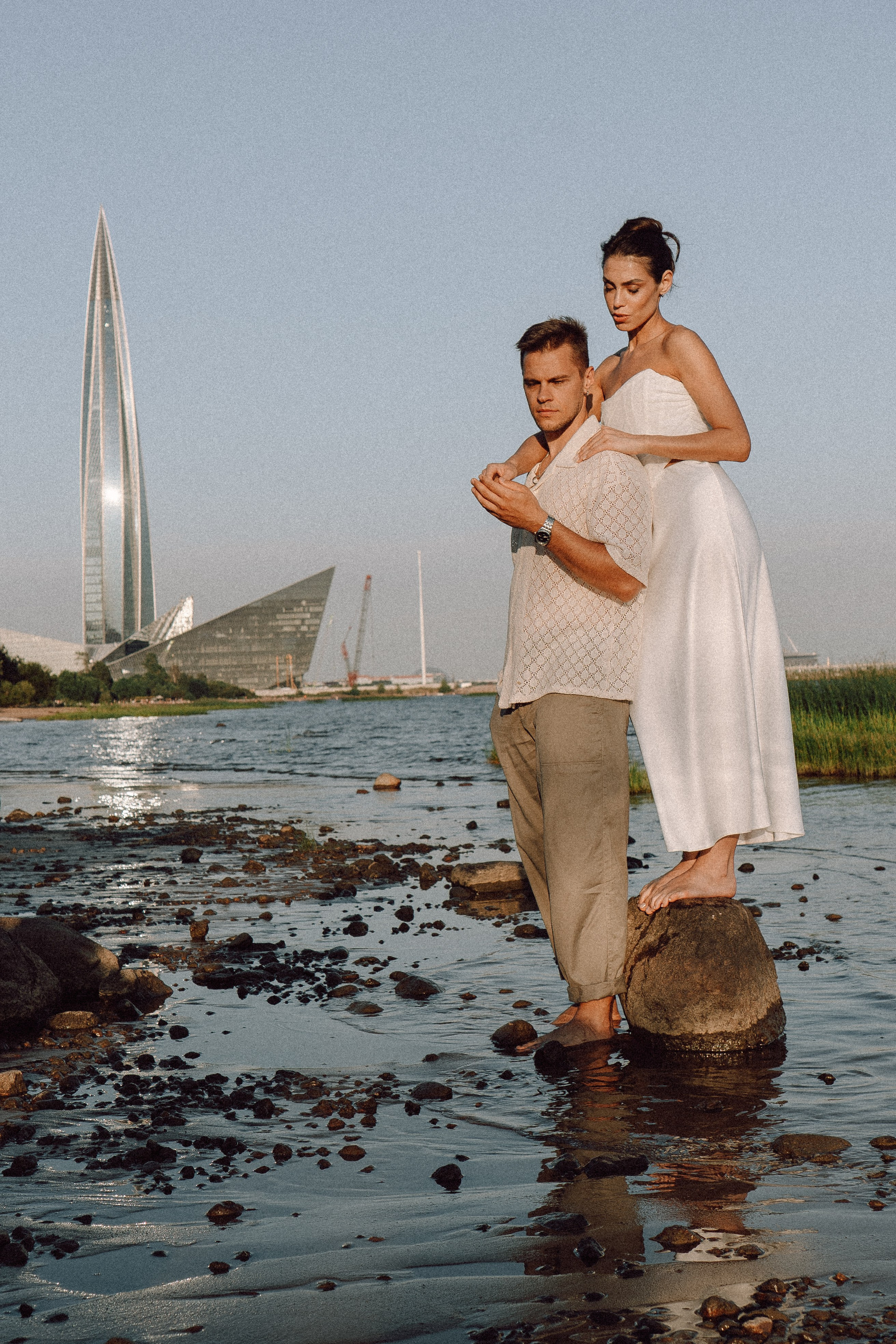 СВАДЕБНАЯ ФОТОСЕССИЯ ВЫЕЗДНОЙ ЦЕРЕМОНИИ (ФИНСКИЙ ЗАЛИВ). Профессиональный фотограф, Санкт-Петербург — Виктория Богомолова