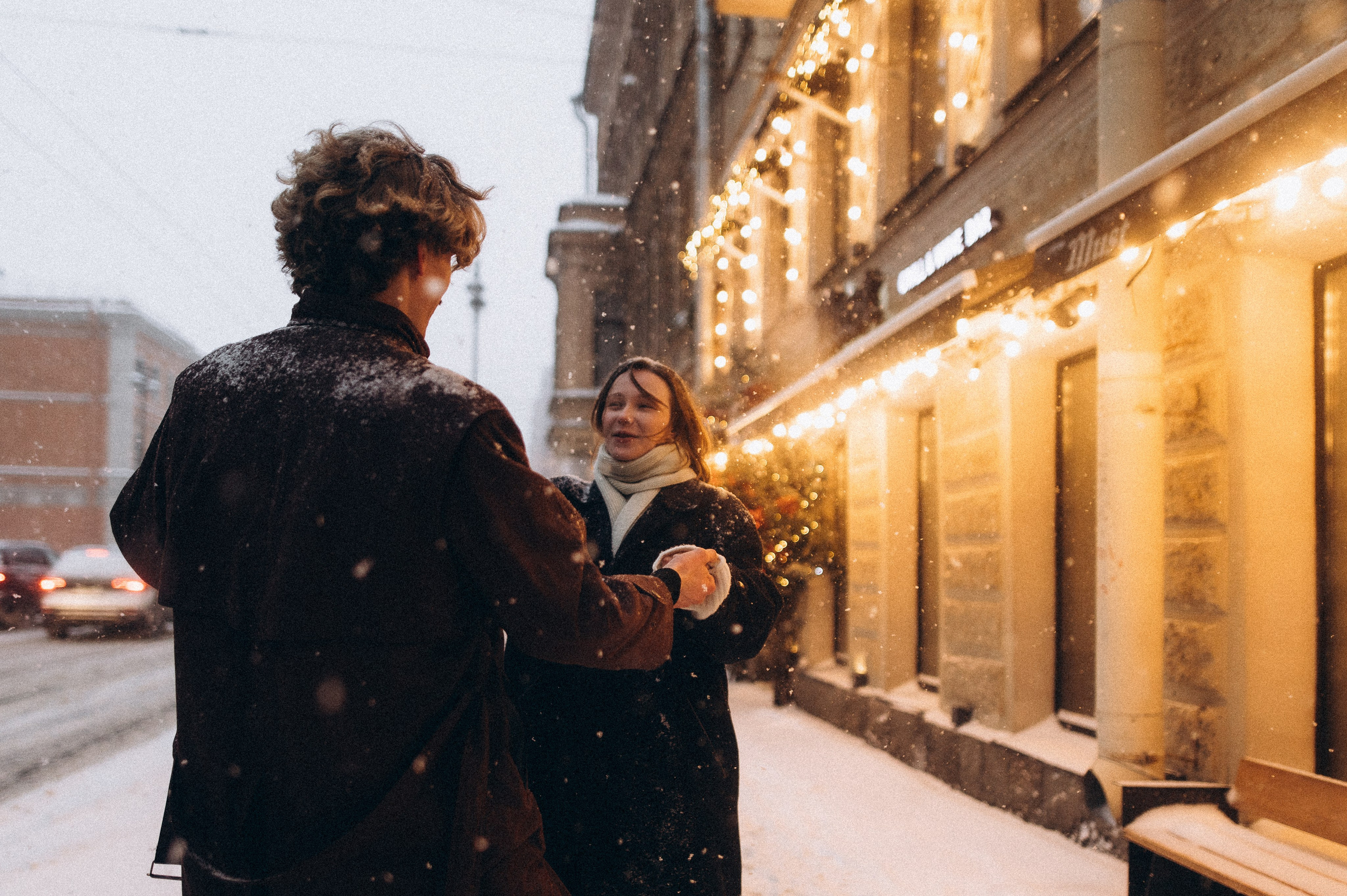 Снежная лав стори. Фотограф ПИТЕР СПБ Надежда Баранова