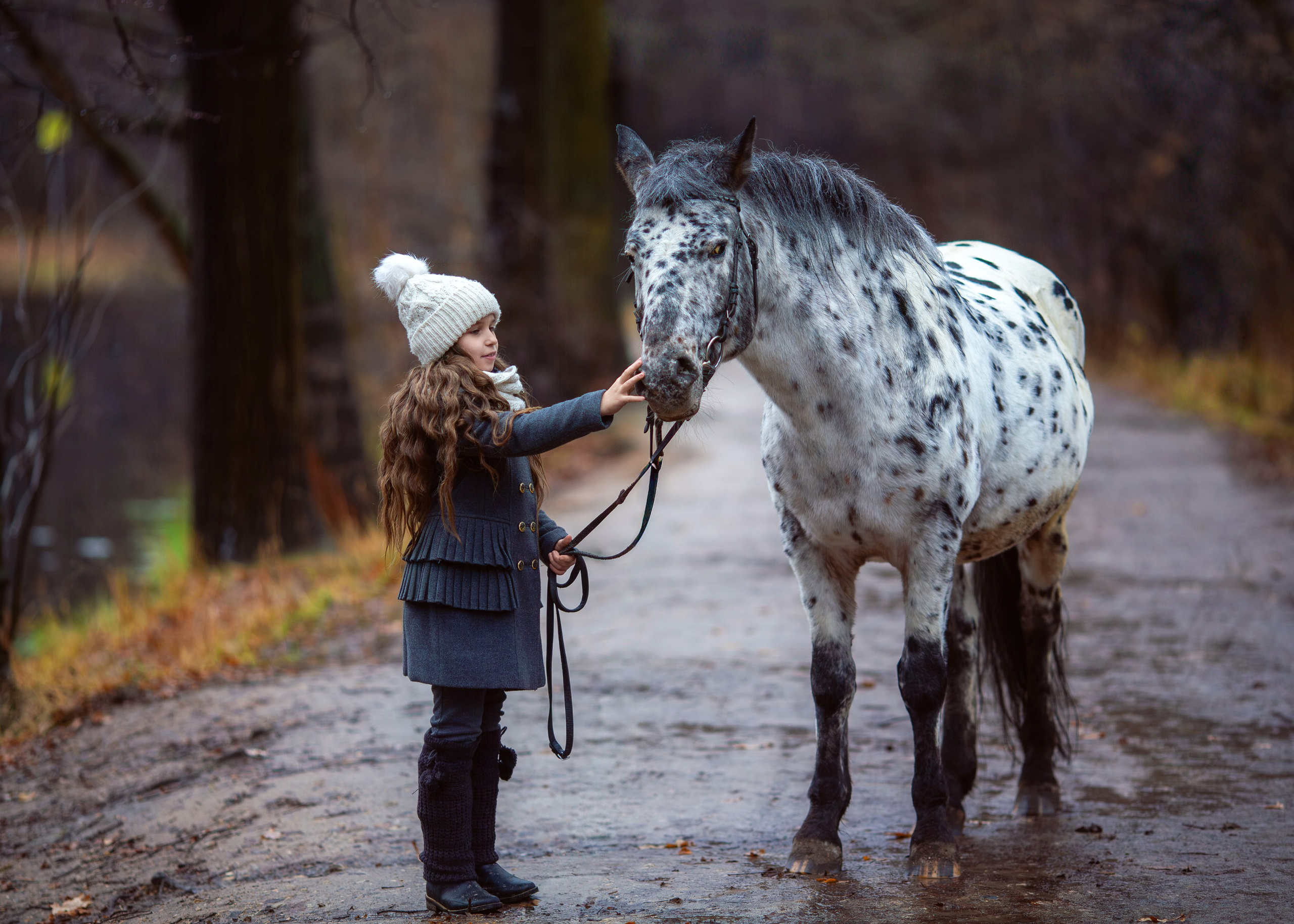 Осенняя съемка Евгении и Ксении. Семейный и детский фотограф в Москве Юлия