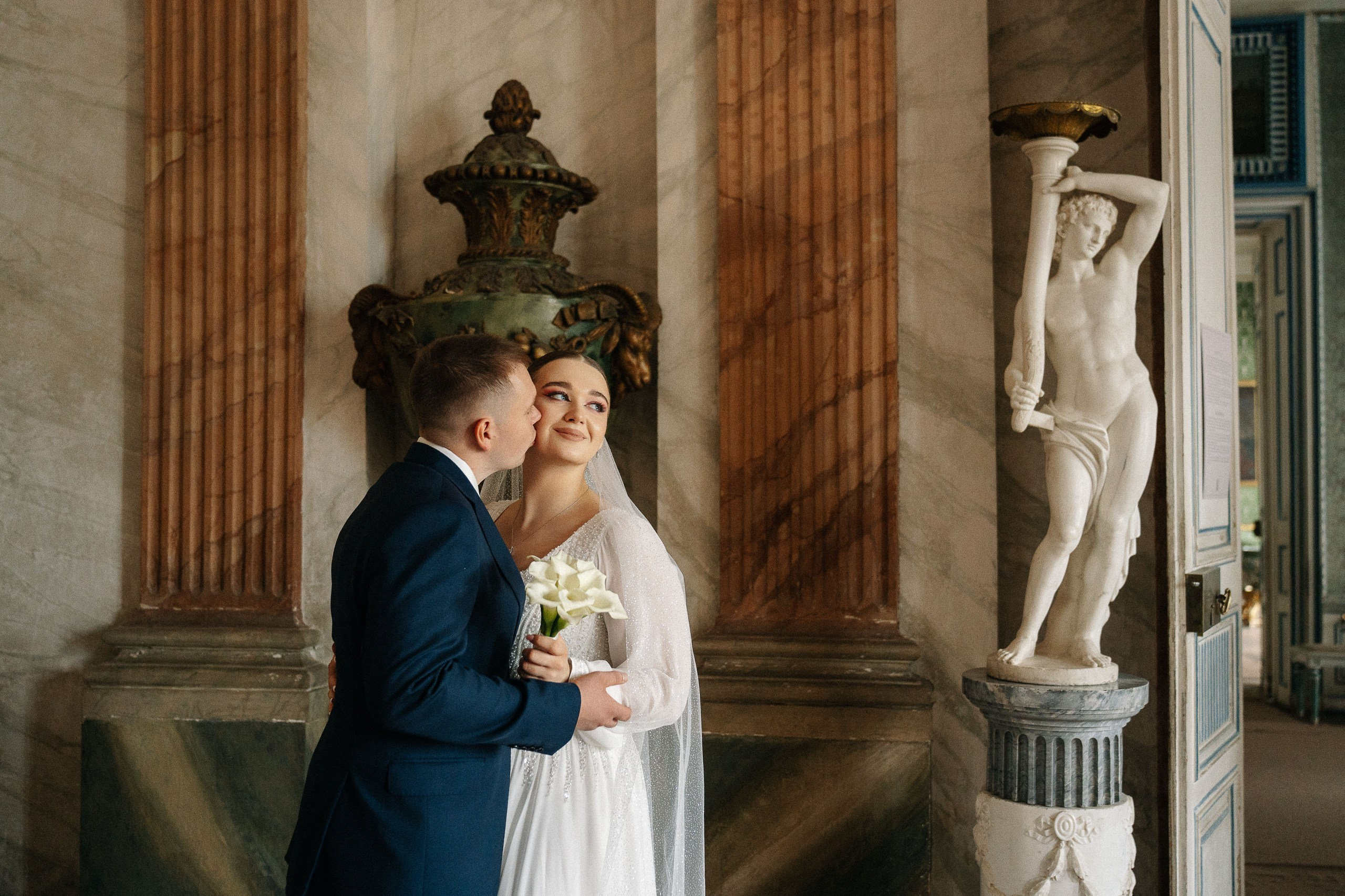 Свадебная фотосессия в Кусково и роспись в Итальянском дворике