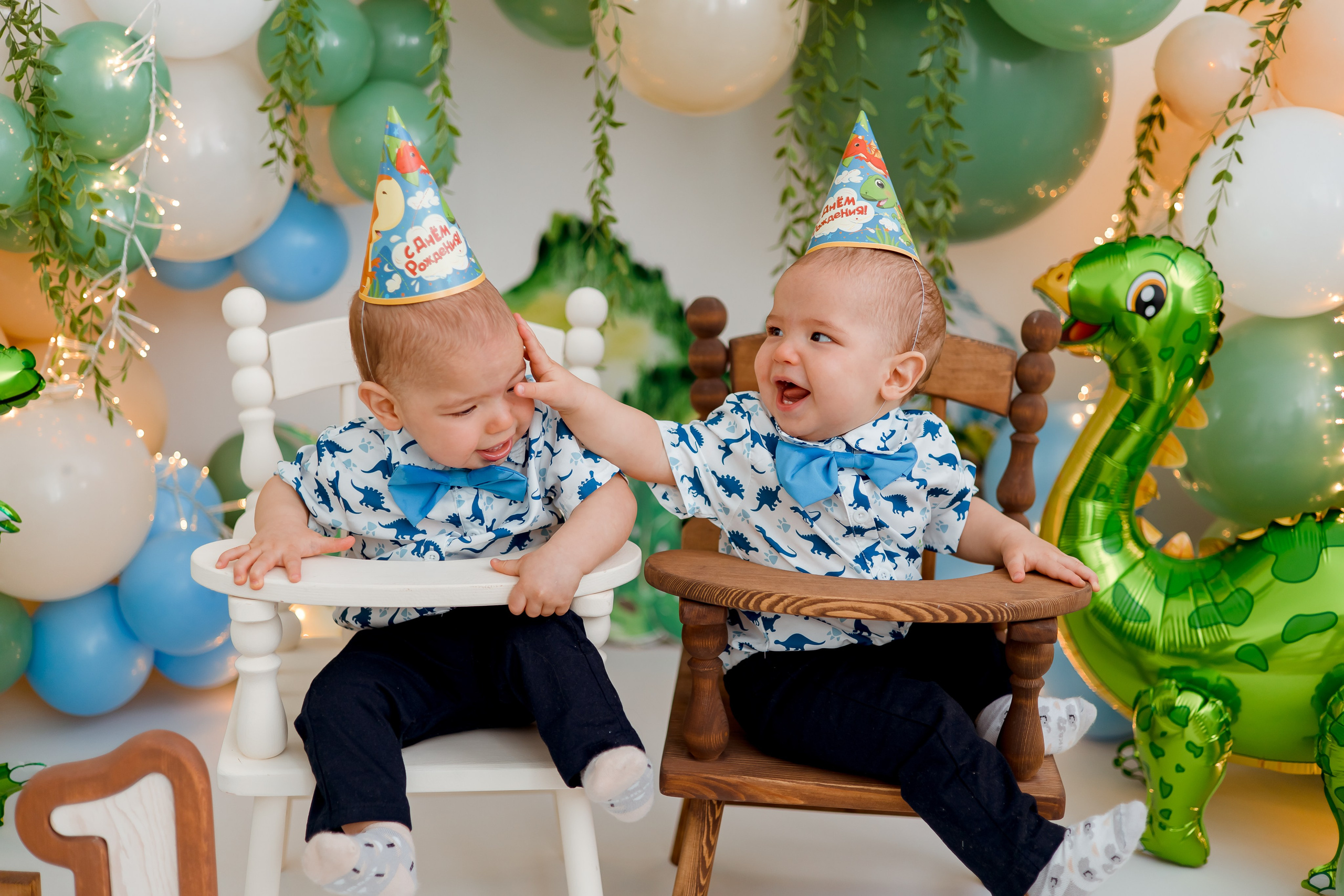 Федя и Лёва, 1 годик. Семейный и детский фотограф в Железногорске Саламахо Ольга
