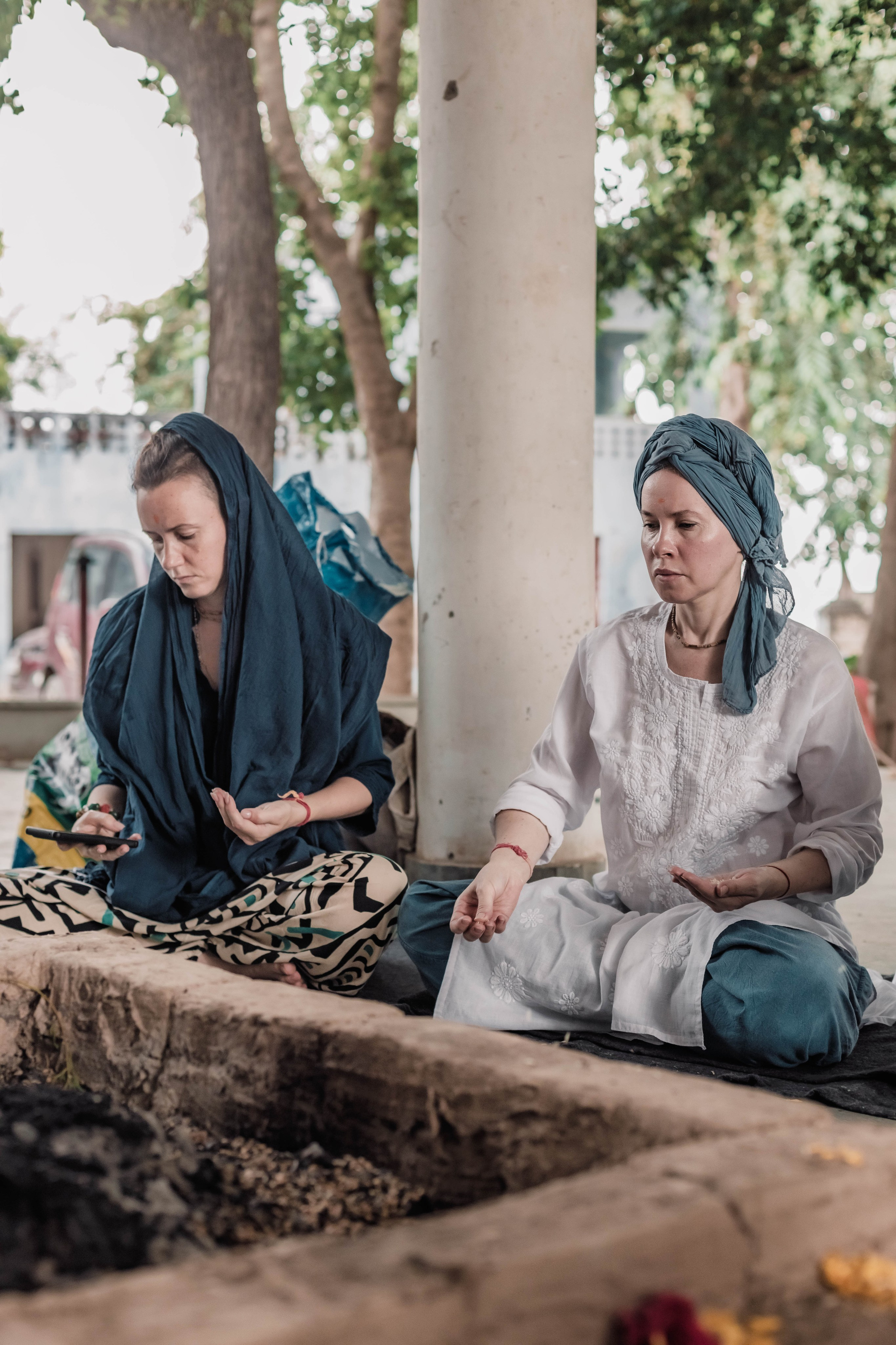 Pitri Paksha yagyas & poojas Devraha Baba ji ashram. Mariam Bagdasaryan