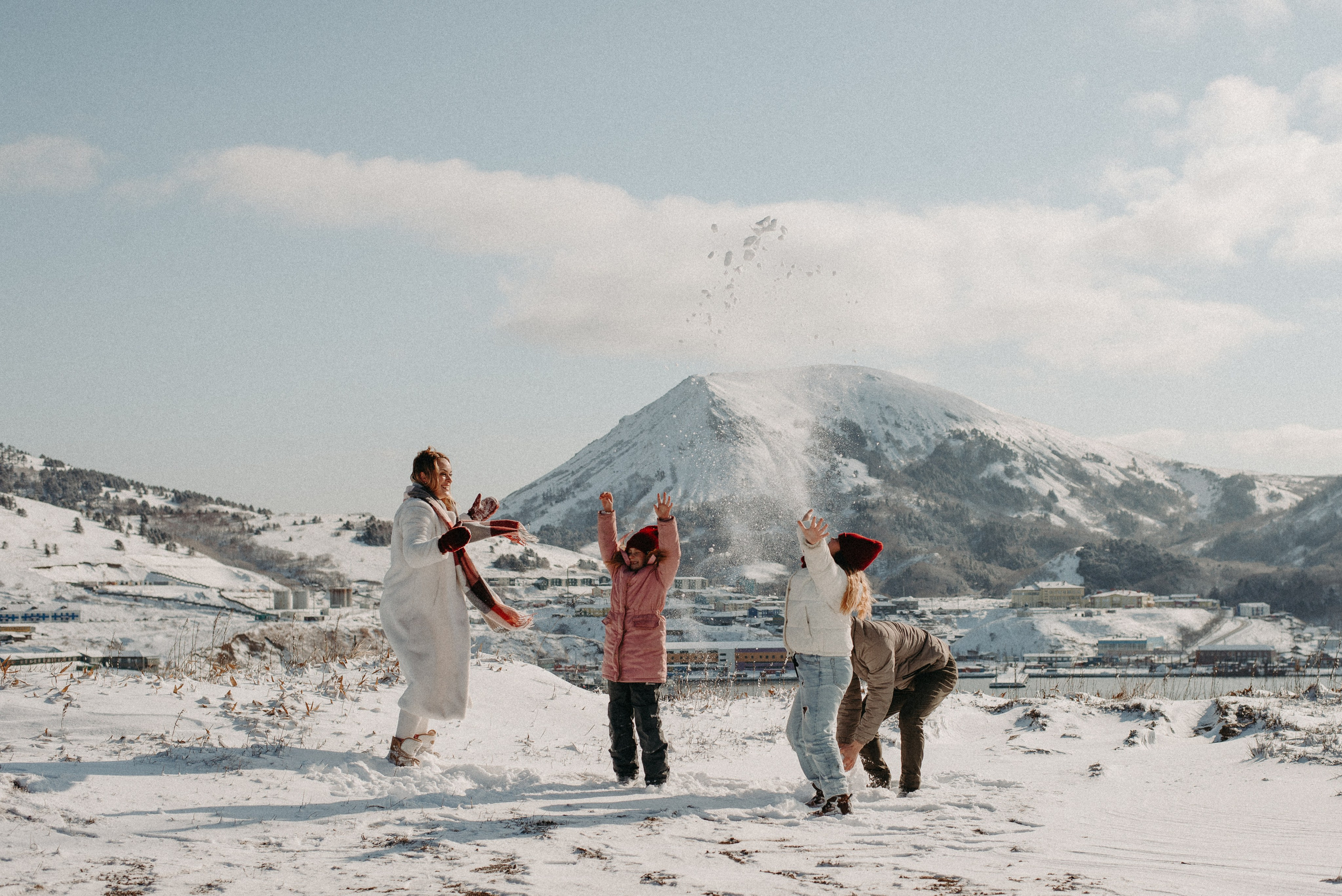 Снежная история. Ирина Метелица фотограф на Шикотане