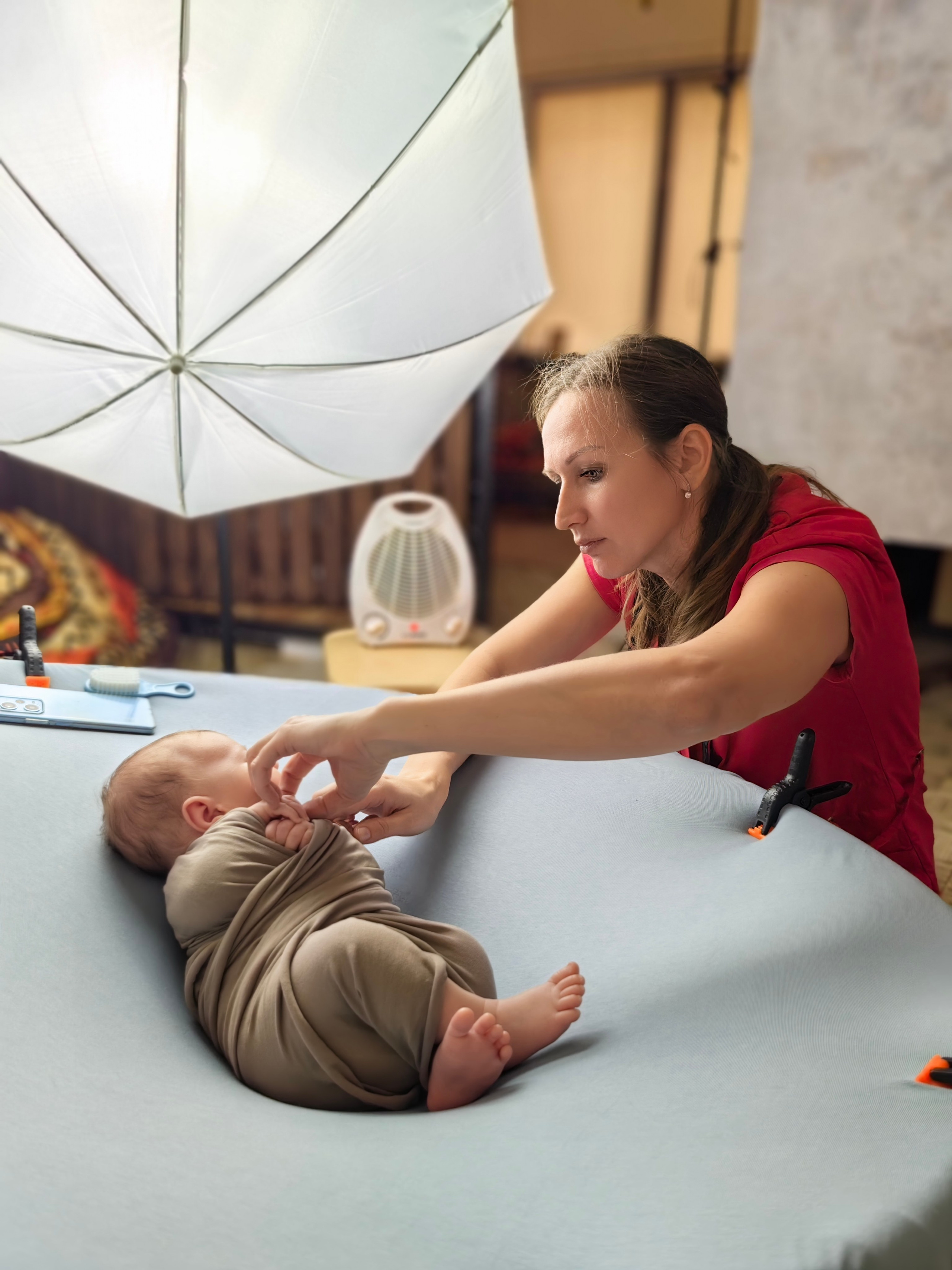 История одной съёмки (бэкстейдж). Фотограф новорождённых Анапа Елена Кушнарь