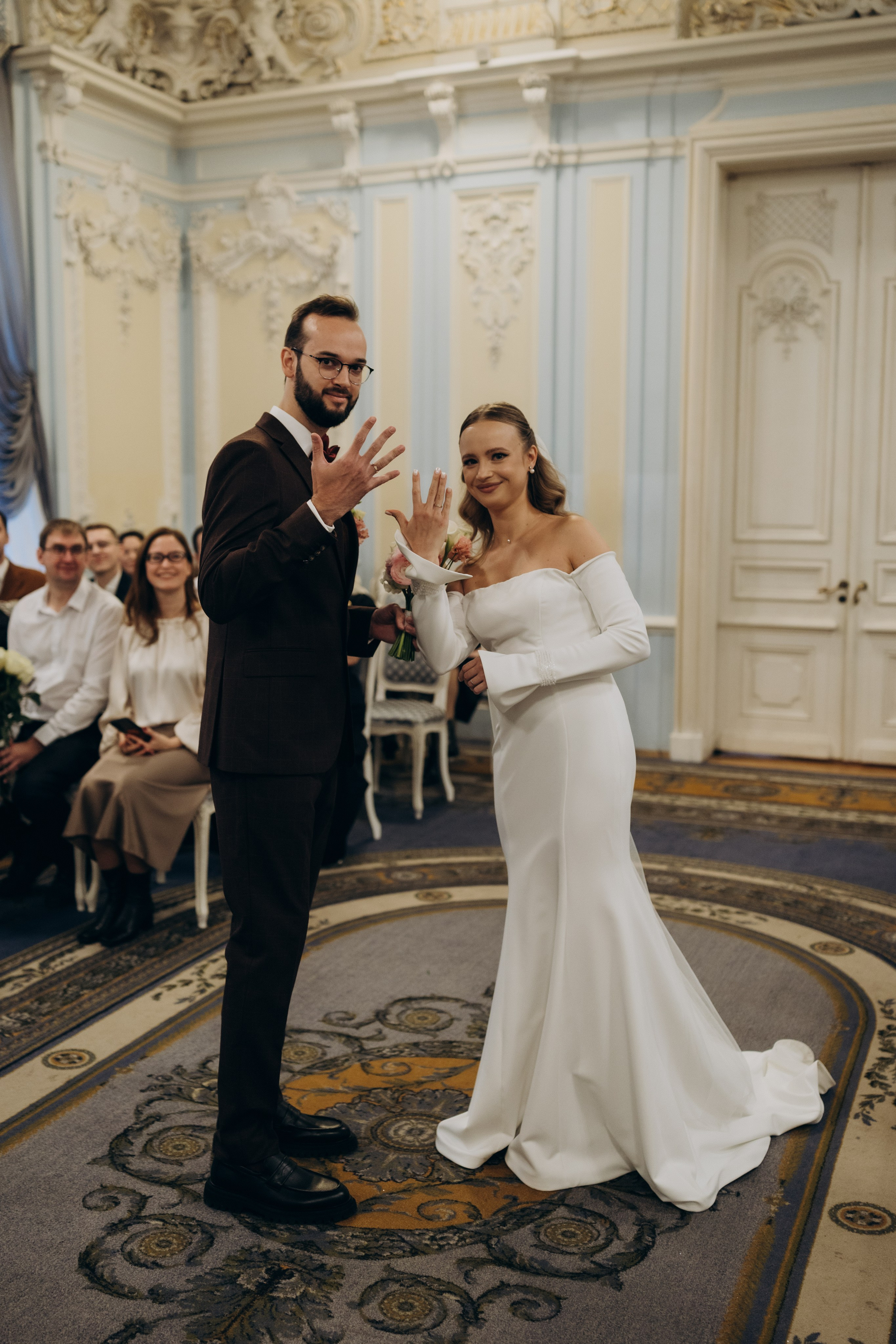 Юра и Полина | 2-й дворец и Половцова. Свадебный и love story фотограф в Санкт-Петербурге