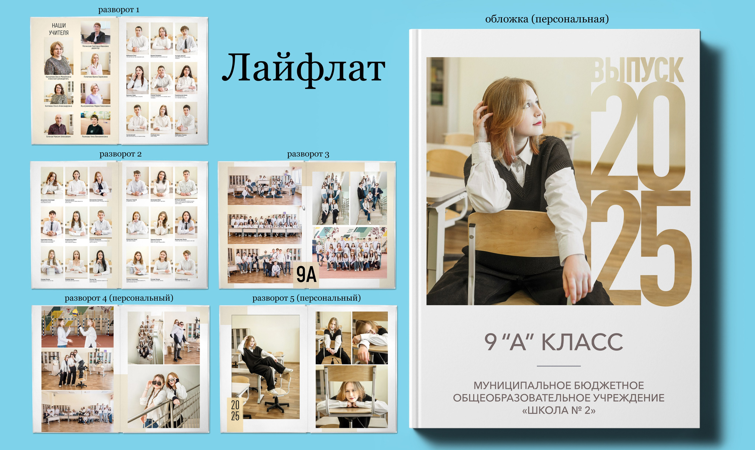 Старшая школа. Выпускные альбомы. Южноуральск