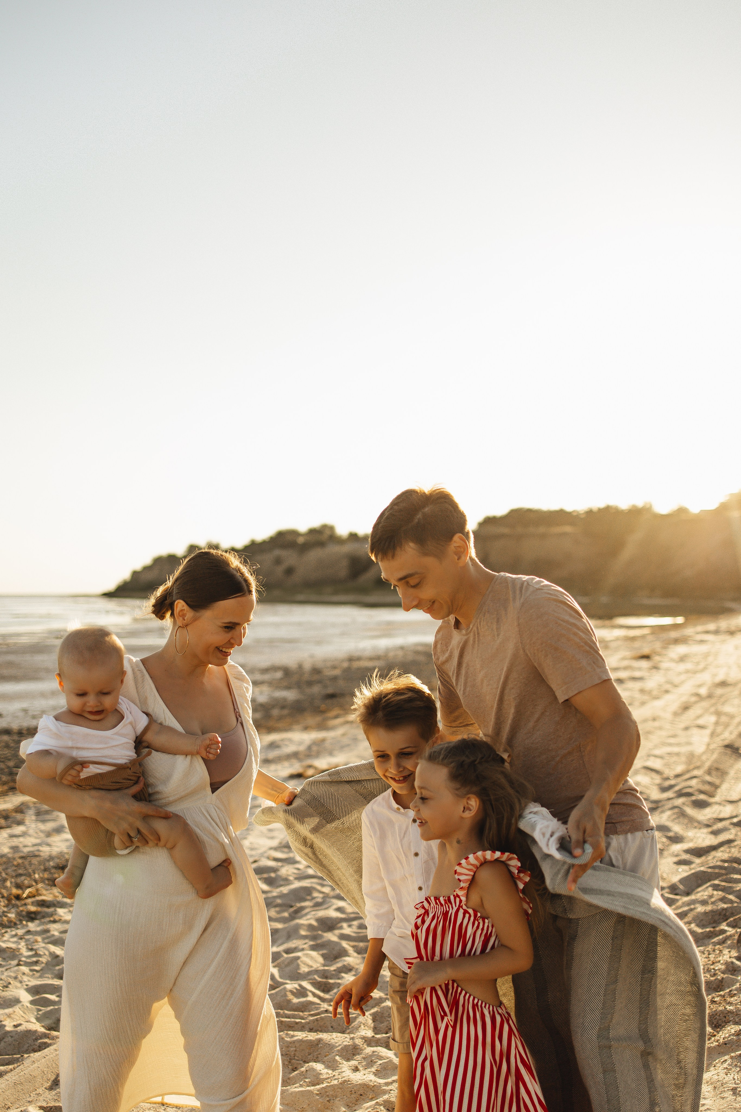 Летняя история на берегу. Семейный и детский фотограф, таганрог, ростов-на-дону