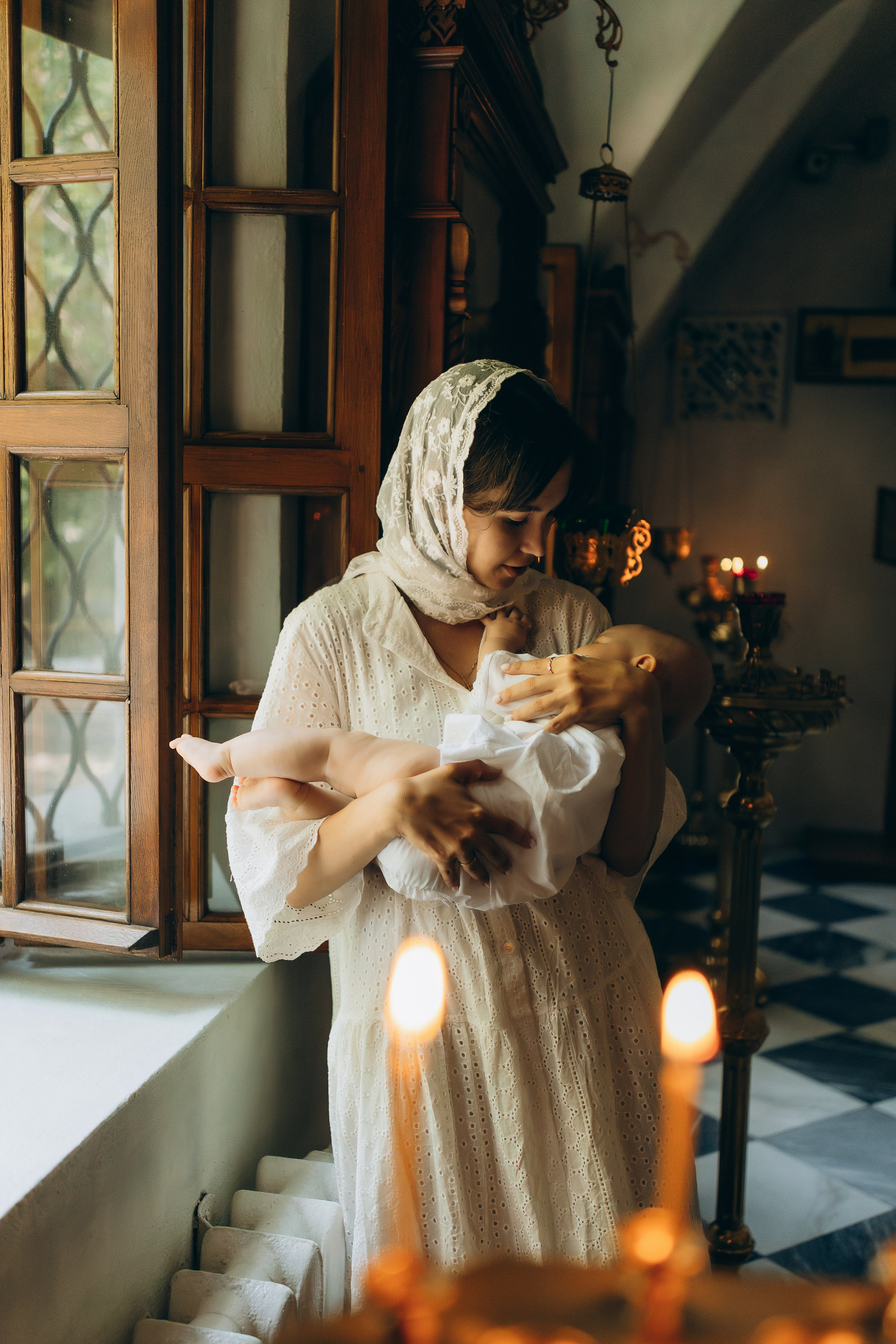 Крещение Валерии. Семейный фотограф и детский фотограф в Волгограде Алеся Бутакова — дет