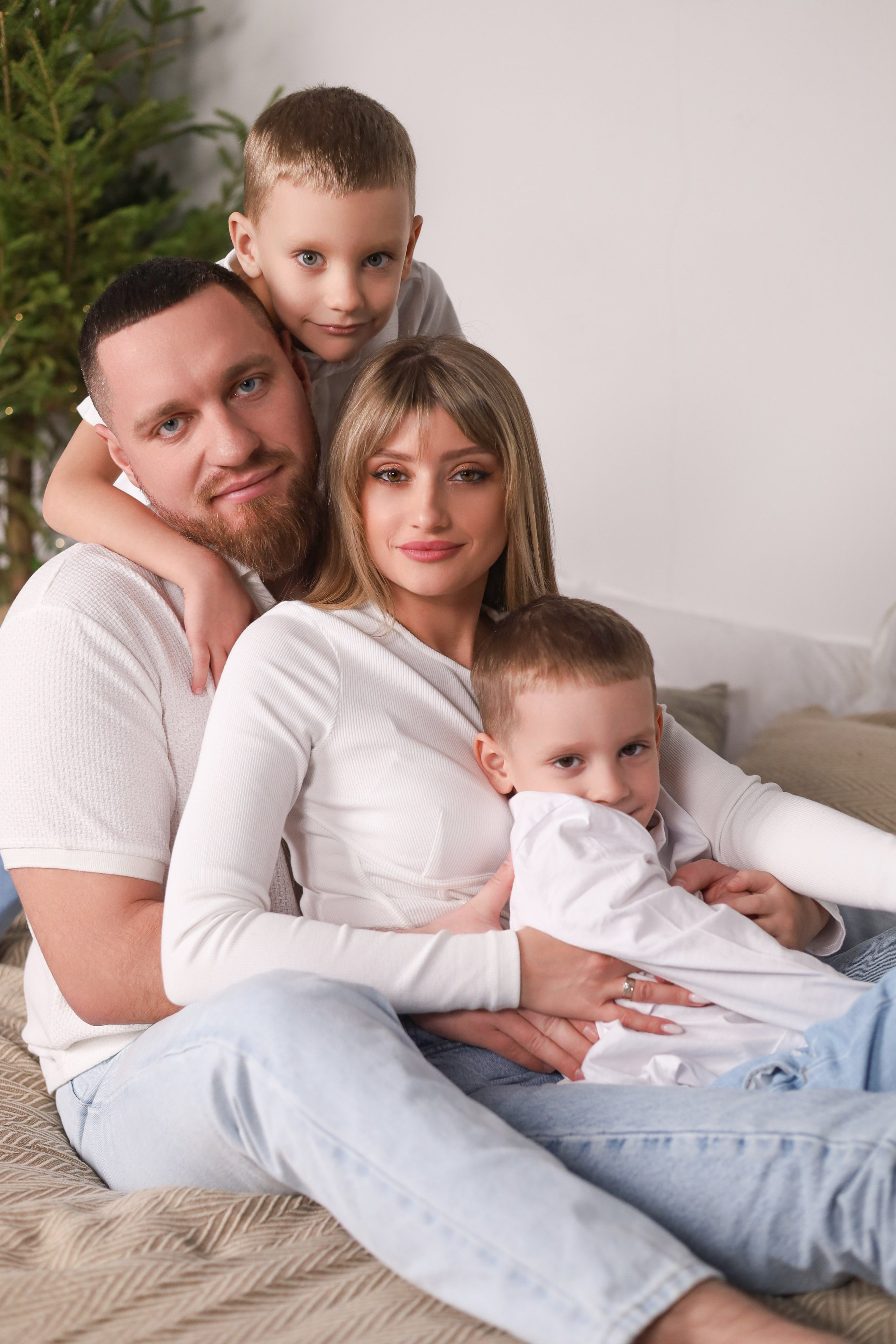 Семейная. Ольга и Сергей. (4 человека). Фотограф Марина Кот