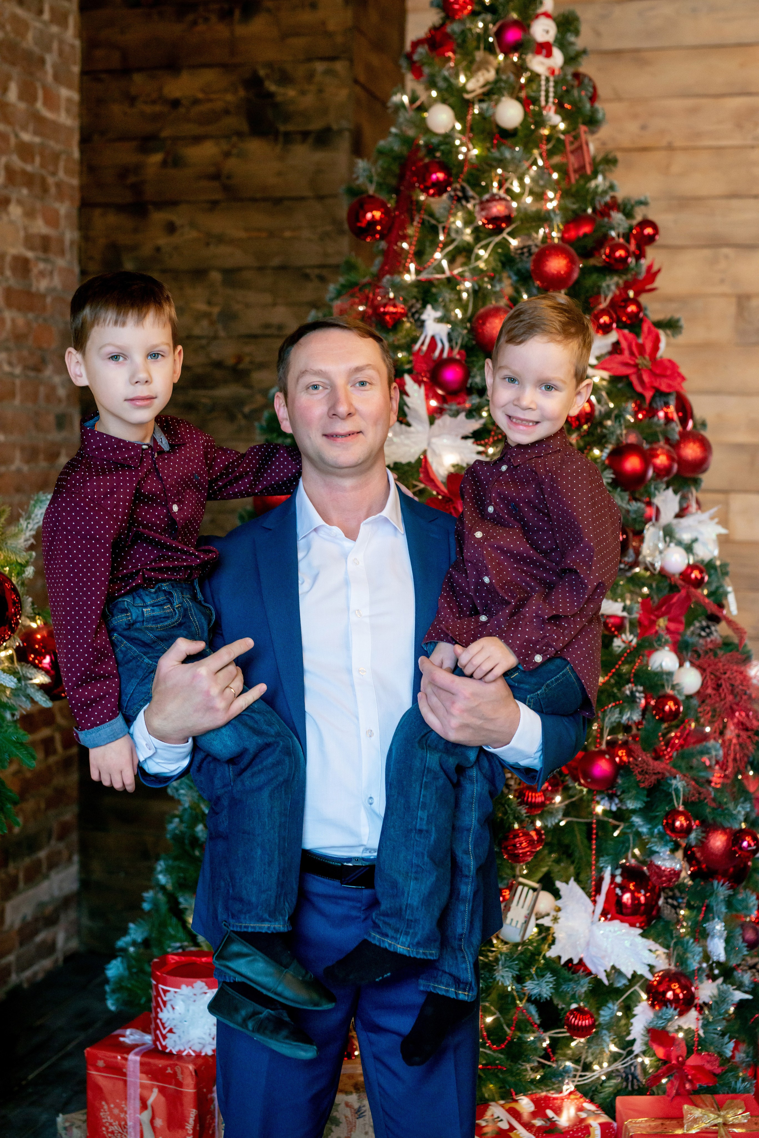 Новогодняя классика. Портретный, семейный и свадебный фотограф в Санкт-Петербурге и в Пушкине Ширяев Денис