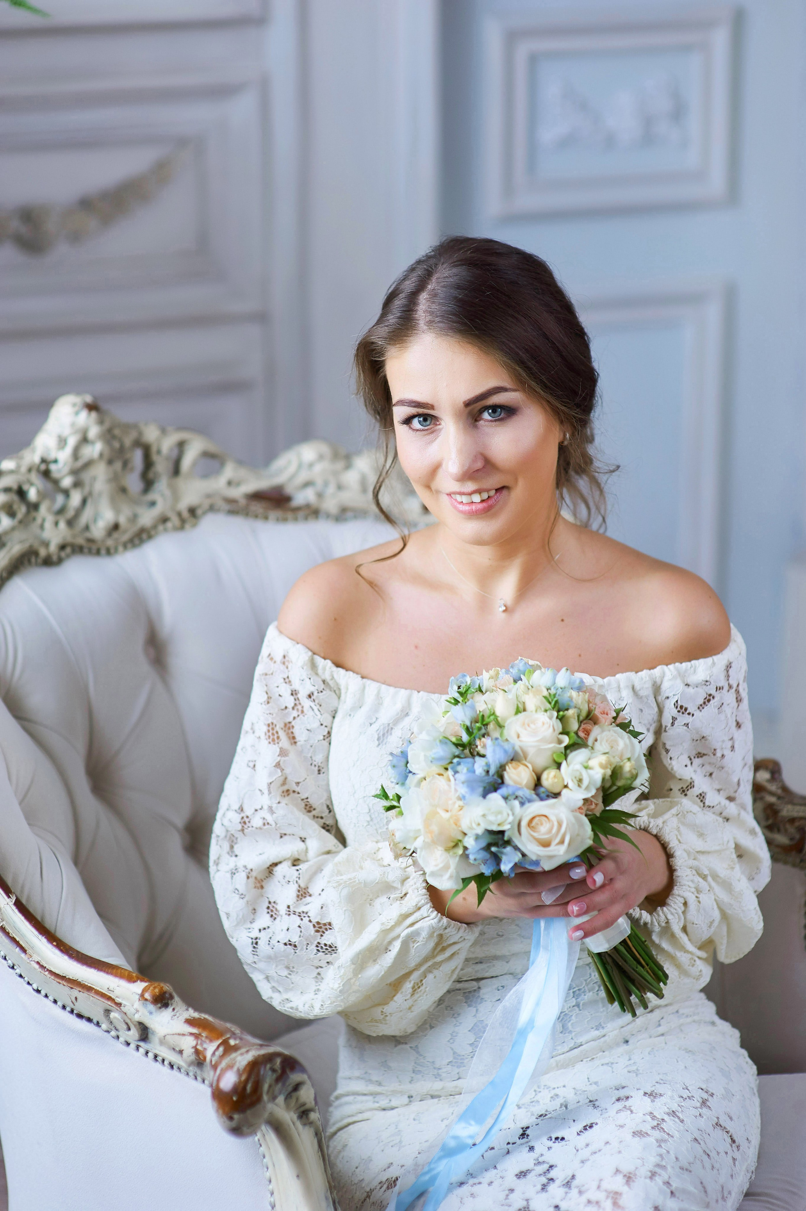 Свадебная фотосессия в студии. Портретный, семейный и свадебный фотограф в Санкт-Петербурге и в Пушкине Ширяев Денис