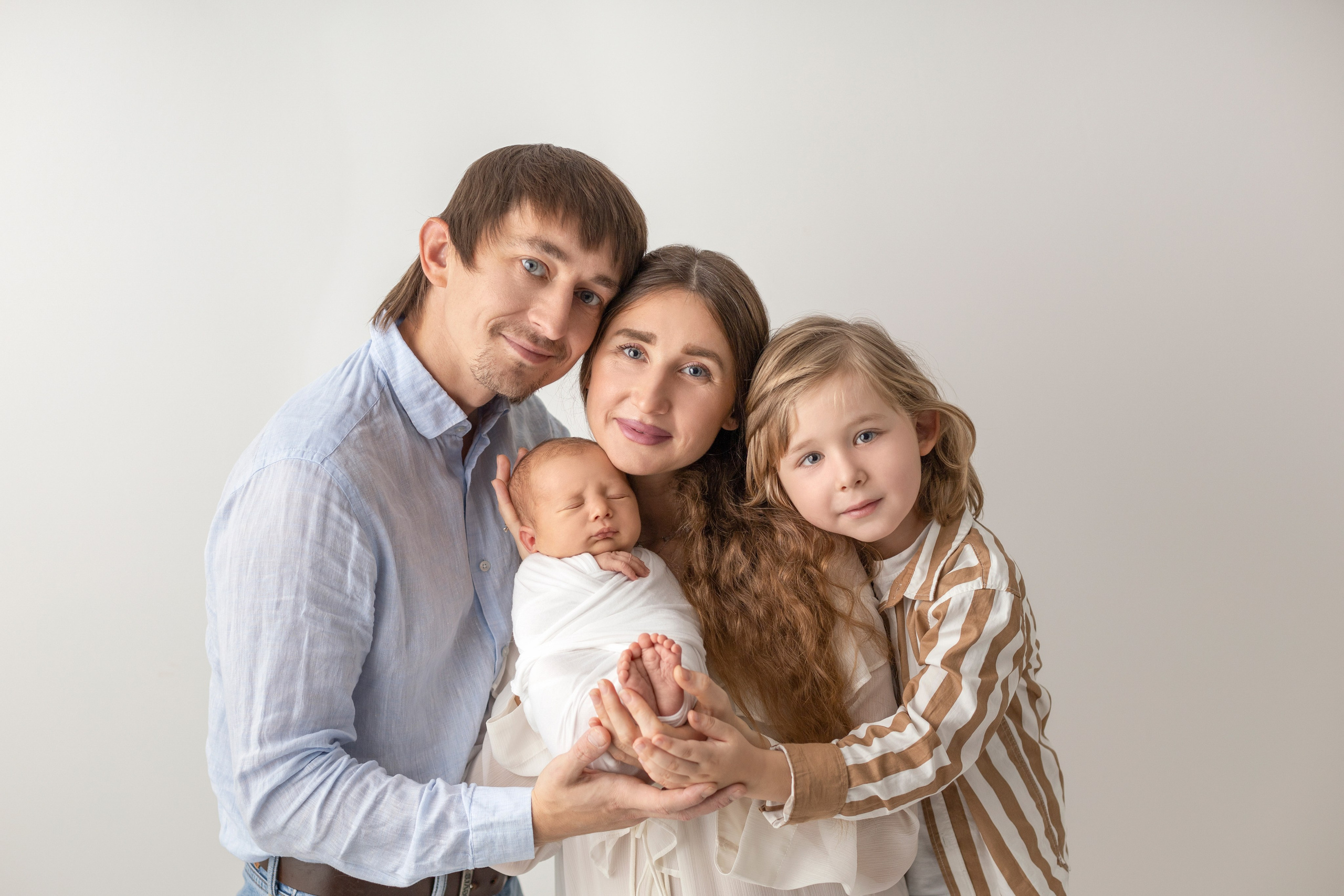 Альбина и сын, 7 дней. Фотограф новорожденных в Нижнем Новгороде Надежда Кадылкина