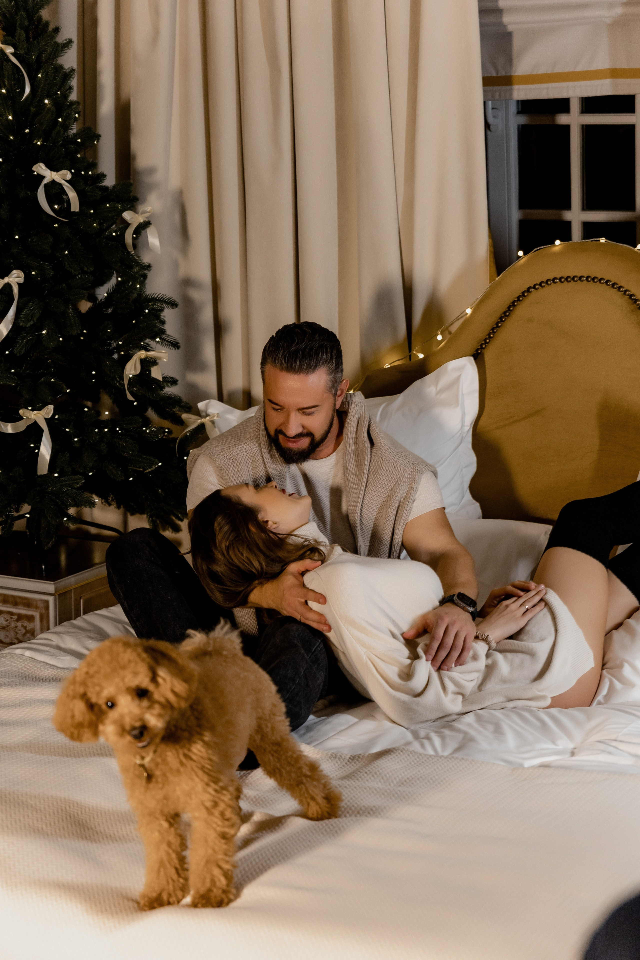 Новогодняя фотосессия в отеле Вилла Тоскана. Свадебный фотограф Калининград