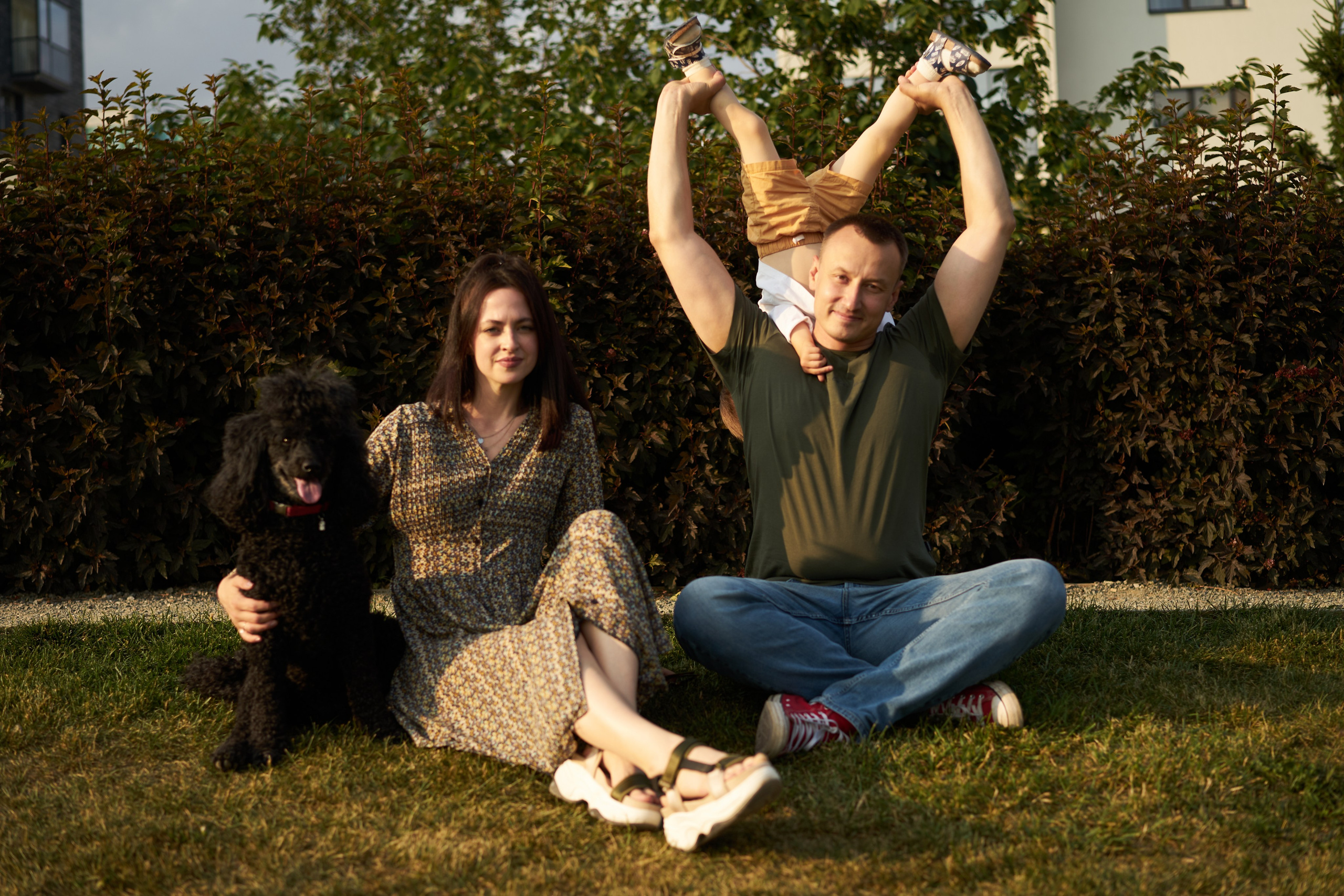 Семейная фотосессия летом в парке. Фотограф Екатеринбург Кокшарова Александра