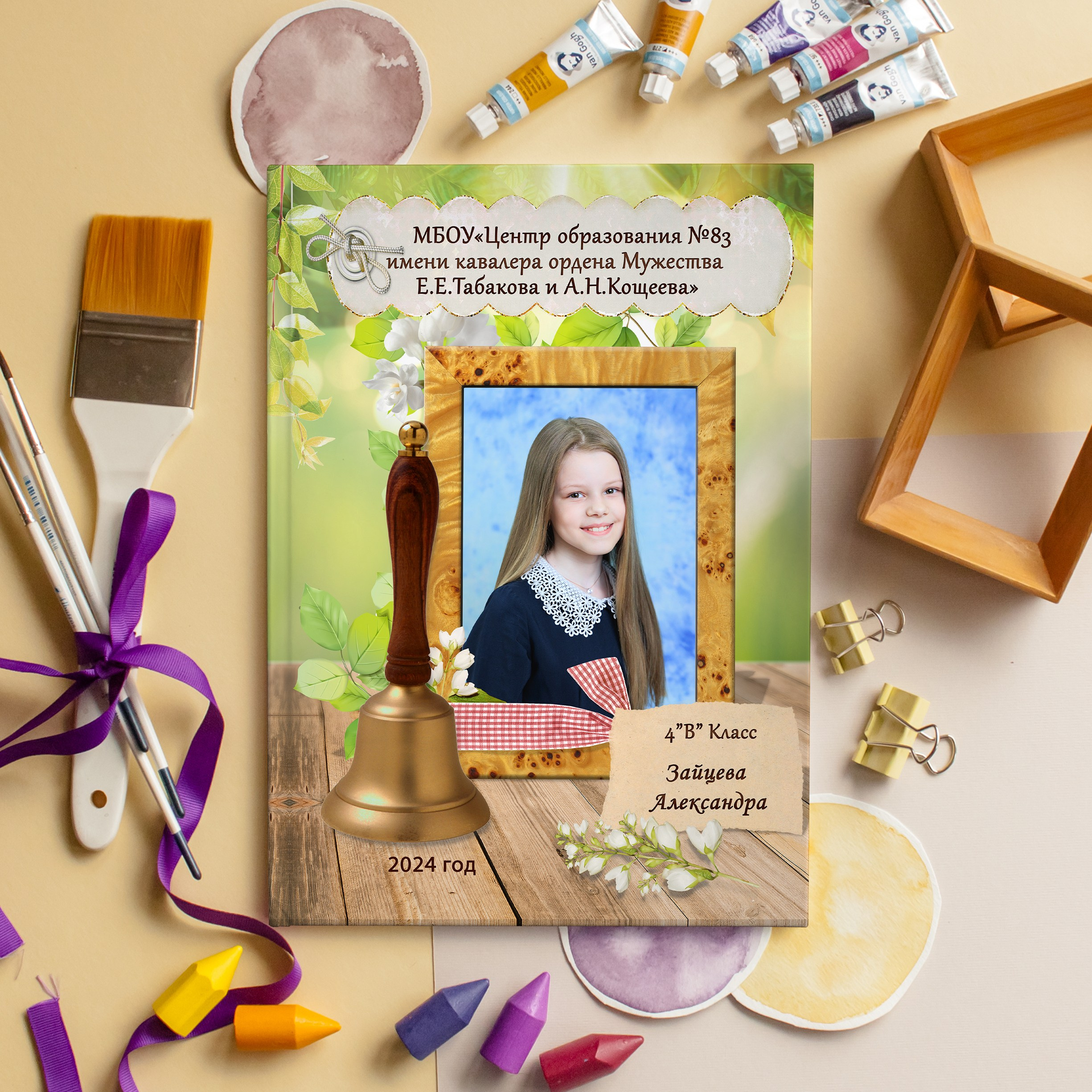 СТАНДАРТ 3 разворота. Выпускные альбомы для детского сада и школы в Москве