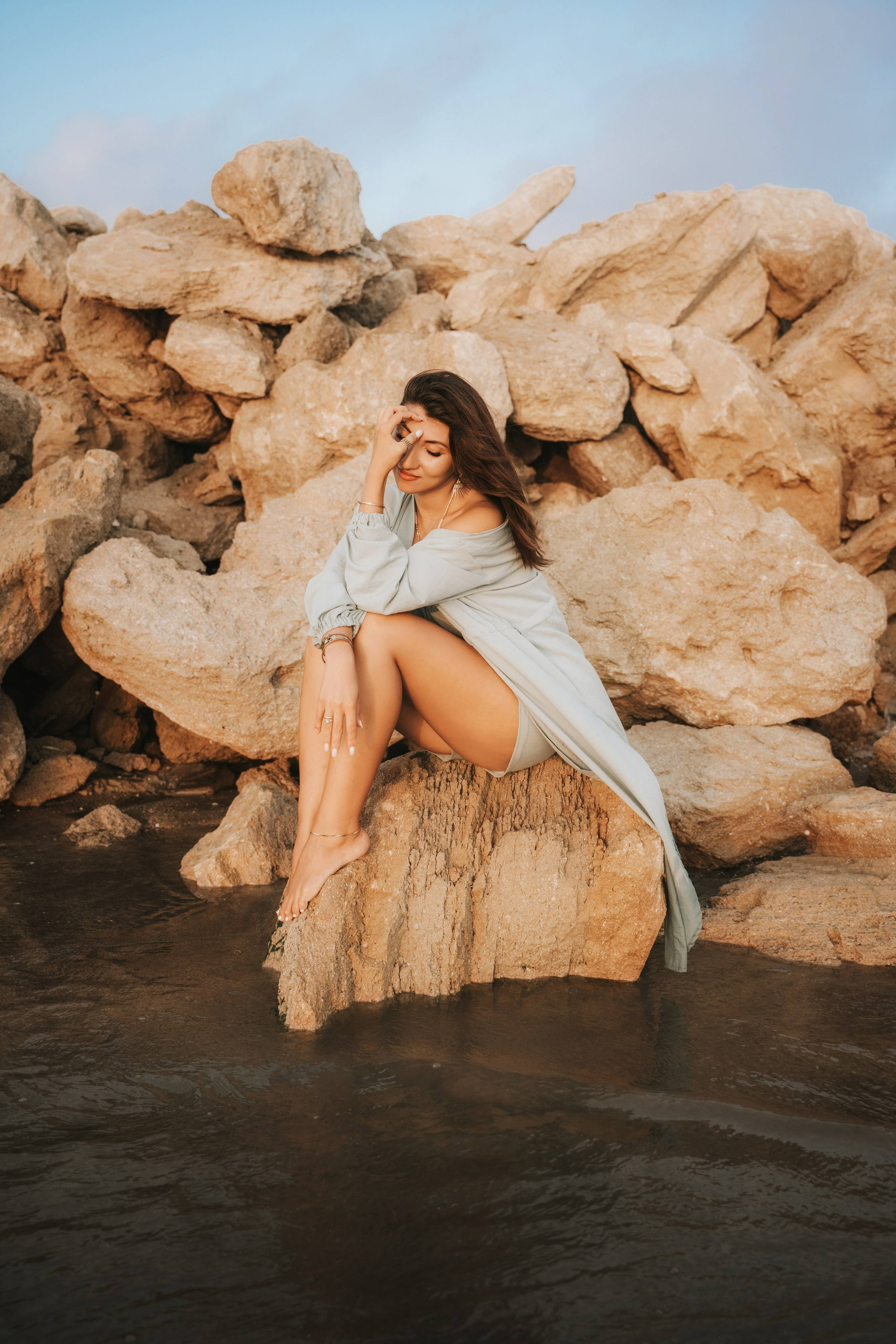 Море, скалы, закат и ты. Детский и семейный фотограф Ташкент Наталья Кривенко