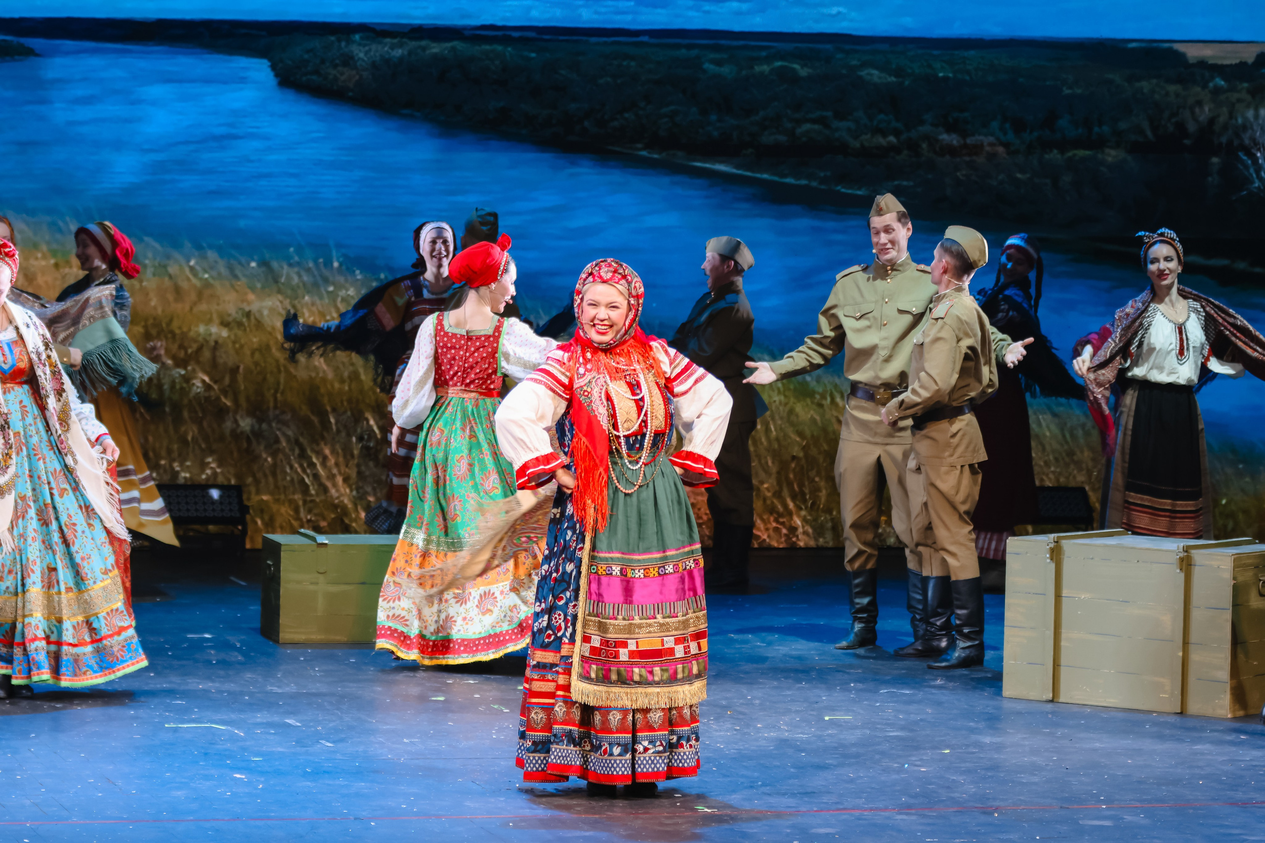 Василий Теркин, театр «Русская песня». Фотограф Ольга Махалова — Санкт-Петербург, Москва, Нижний Новгород