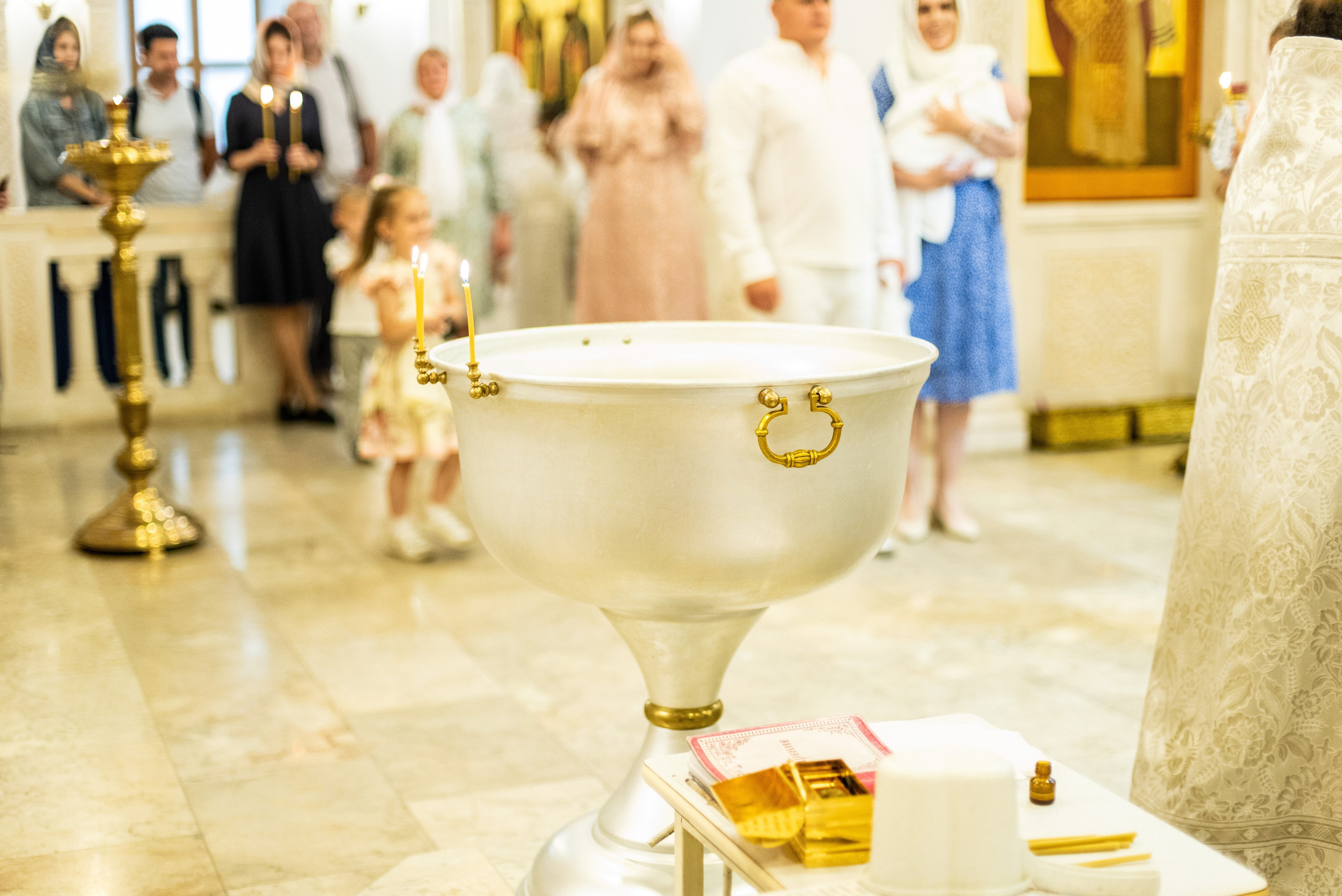 Крещении Ксении. Фотограф Юлия Попова