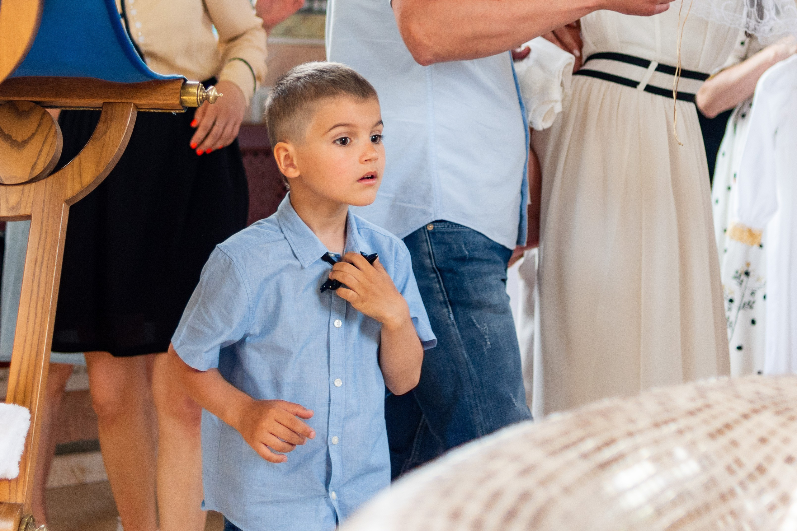 Крещение Ники. Фотограф Юлия Попова