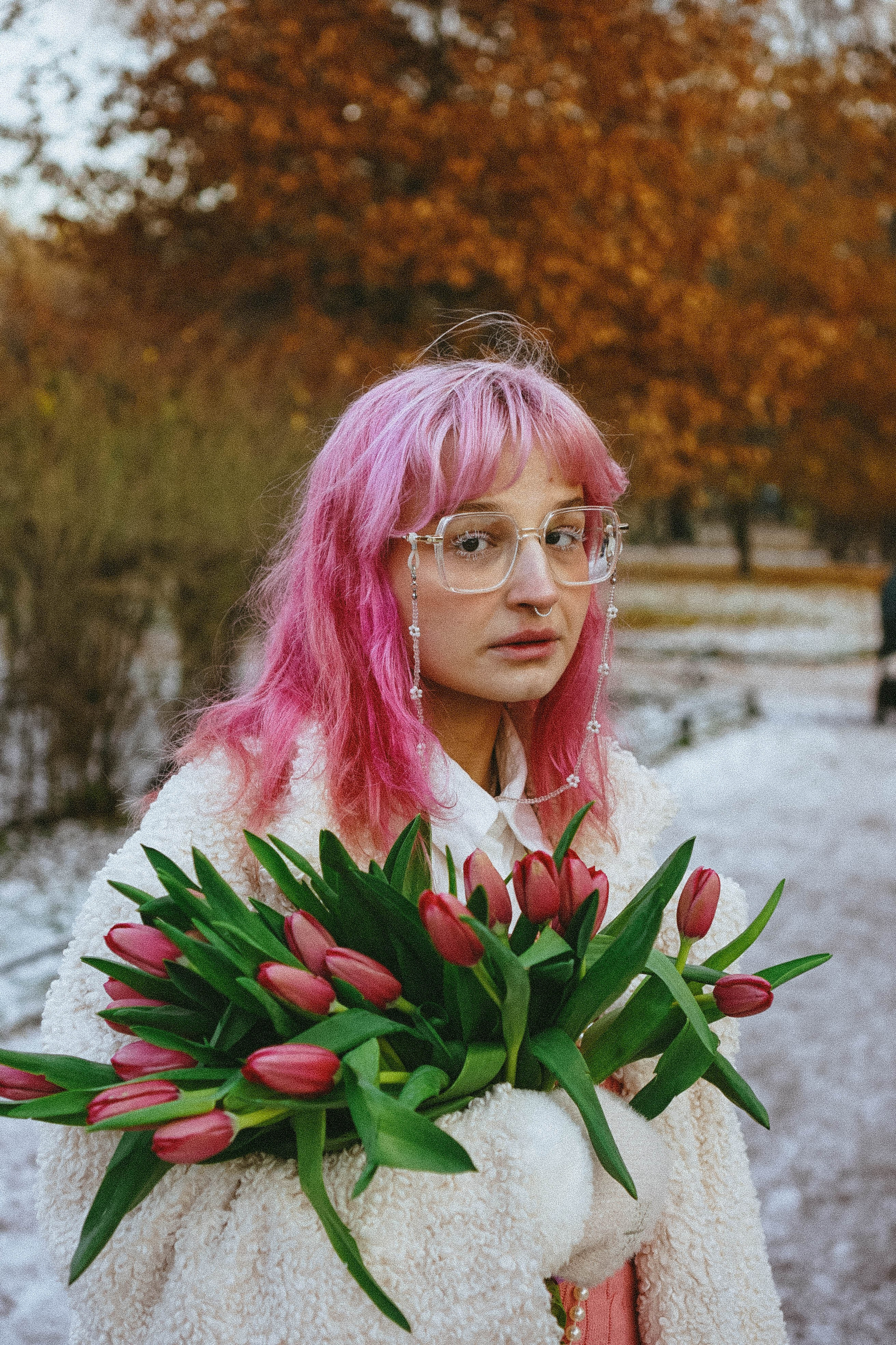 Прогулочная фотосессия с тюльпанами. Профессиональный фотограф, Санкт-Петербург — Виктория Богомолова