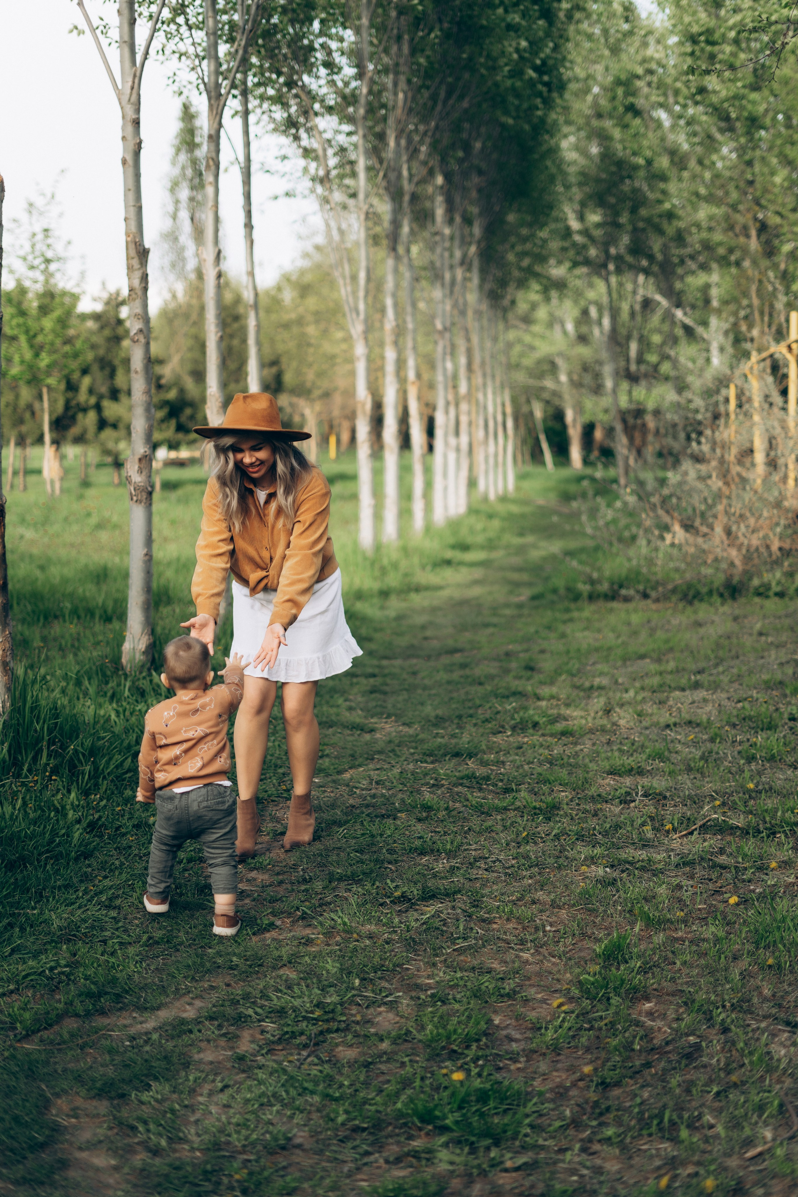 Прогулка в саду