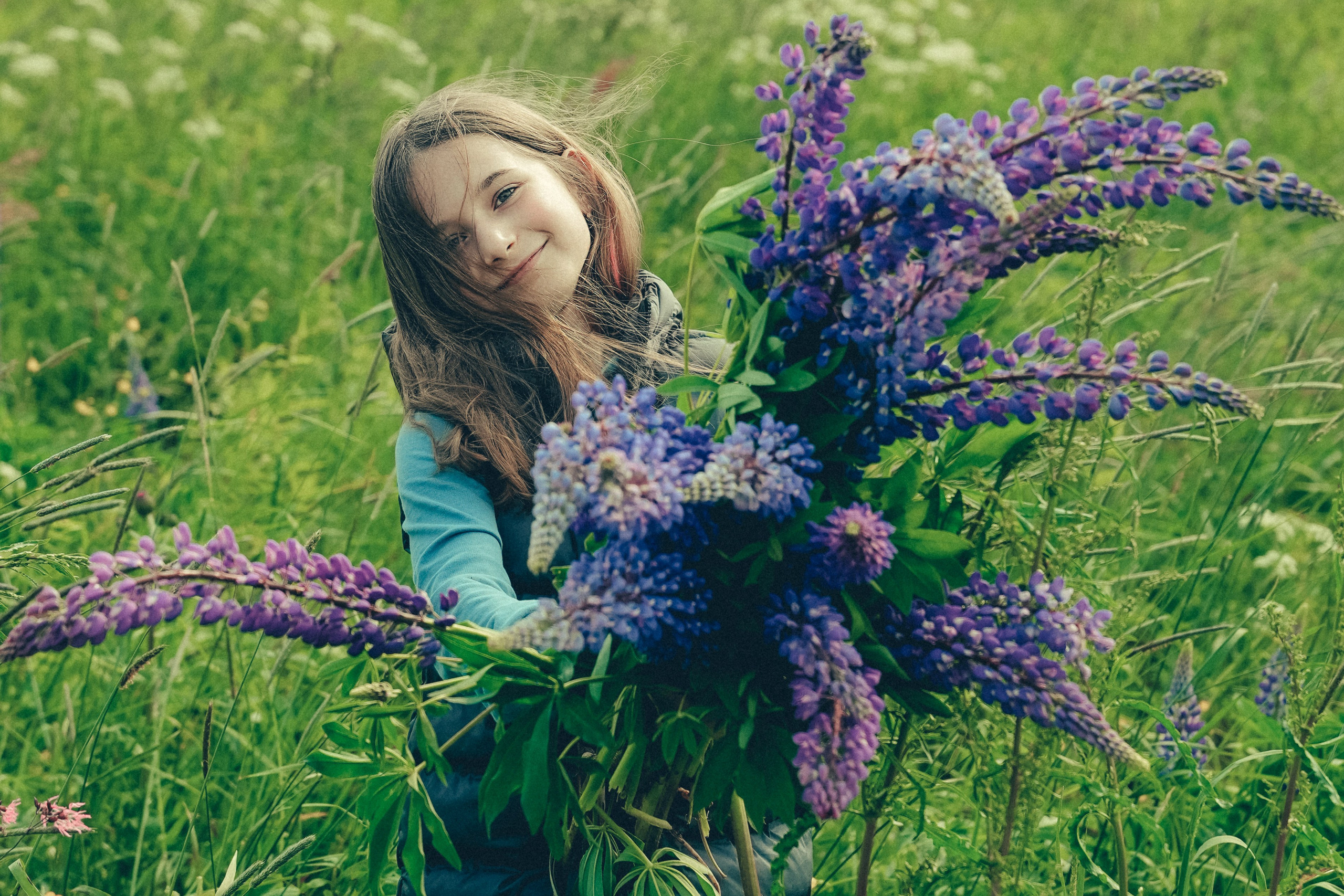 Люпиновое поле. Портретный фотограф в Санкт-Петербурге Дария Сыч