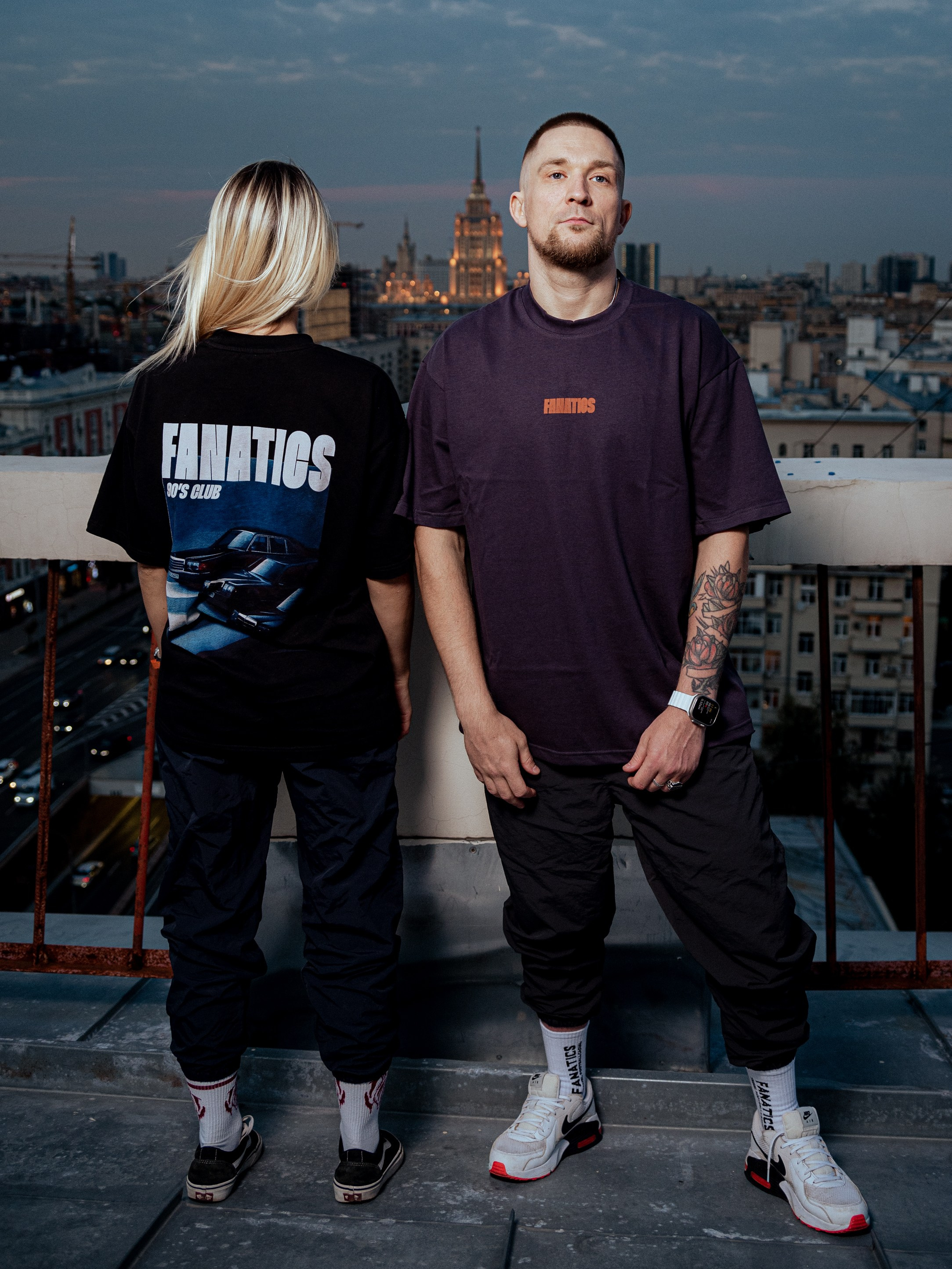 Стрит-съемка для бренда Fanatics