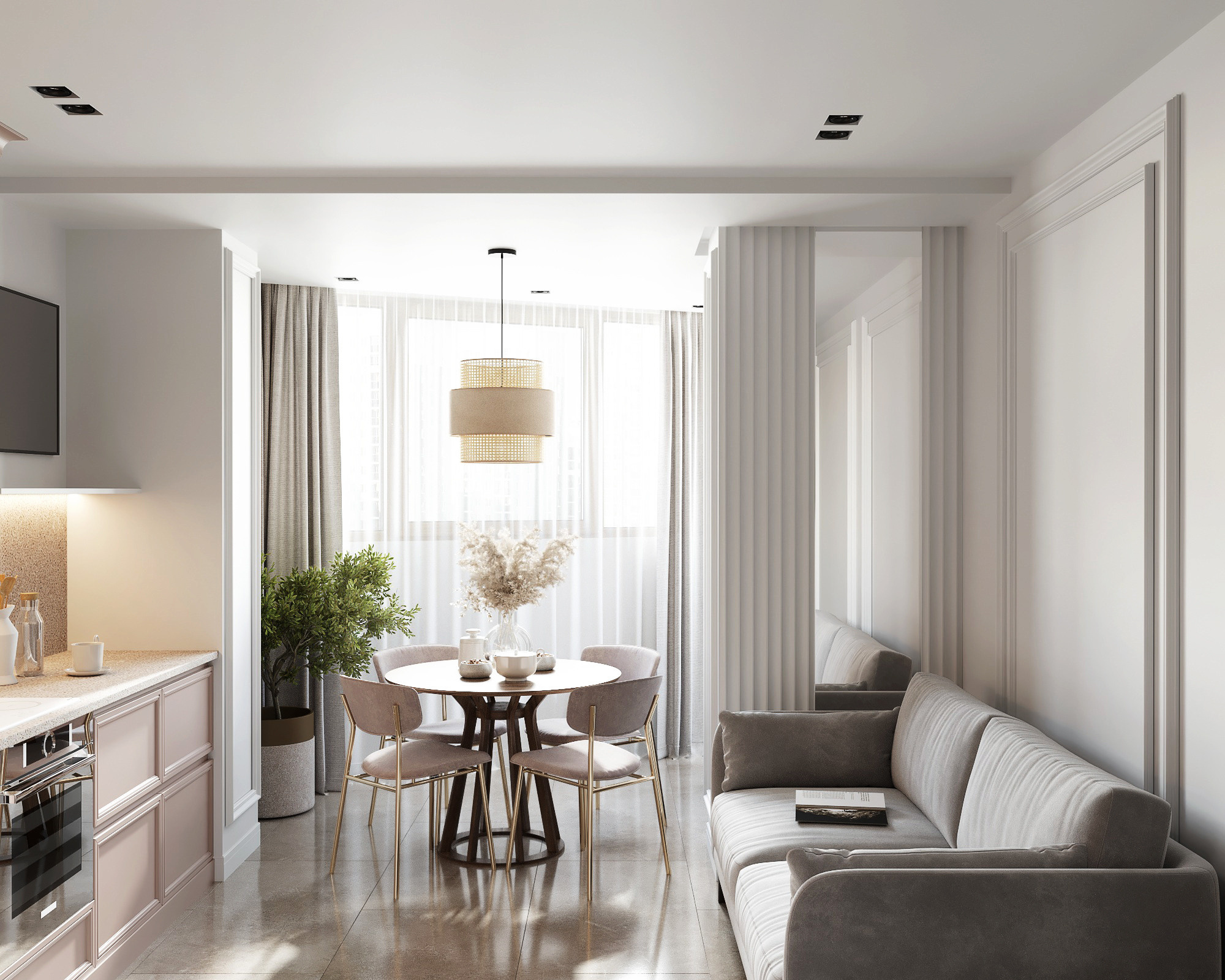 Квартира 98 кв. м. ул. Твардовского. Чугунова Анастасия. Дизайн интерьеров и архитектурное проектирование