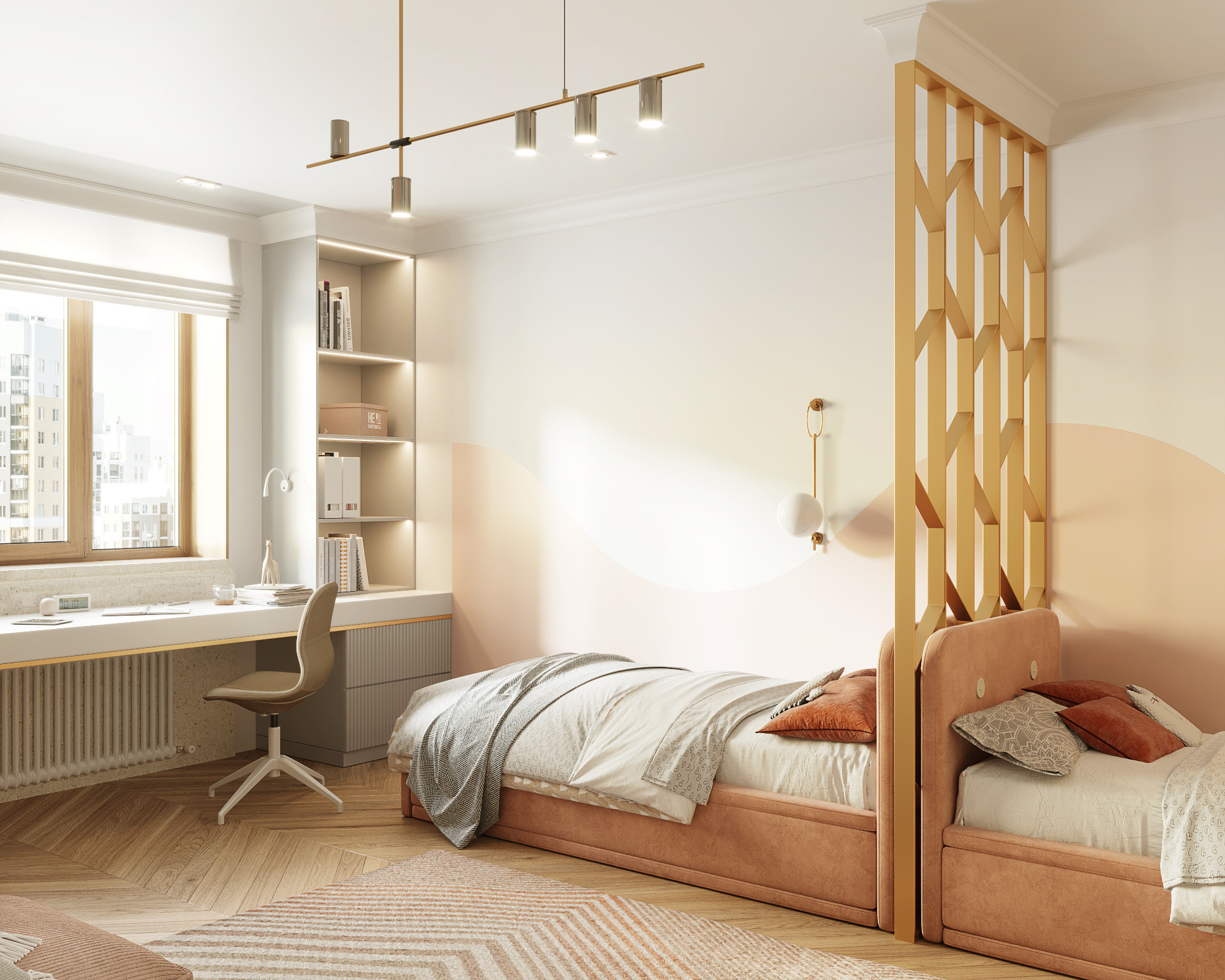 Квартира 98 кв. м. ул. Твардовского. Чугунова Анастасия. Дизайн интерьеров и архитектурное проектирование