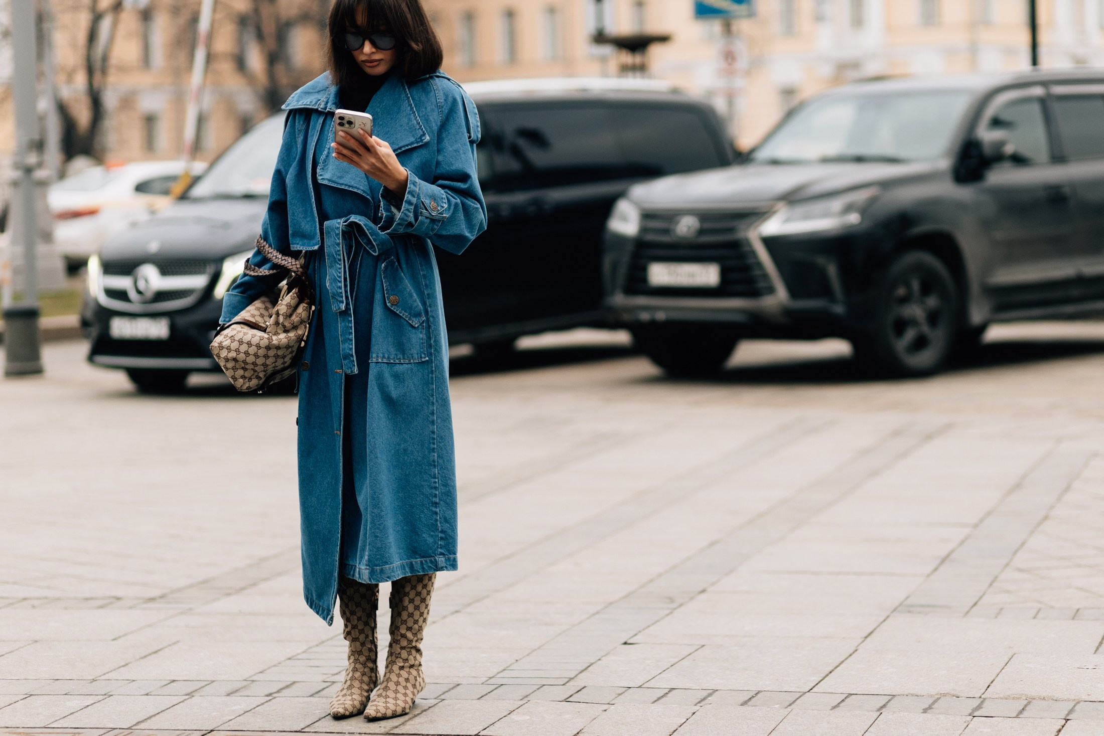 Moscow Fashion Week Streetstyle Day 1. Shami Pezhonov Photography