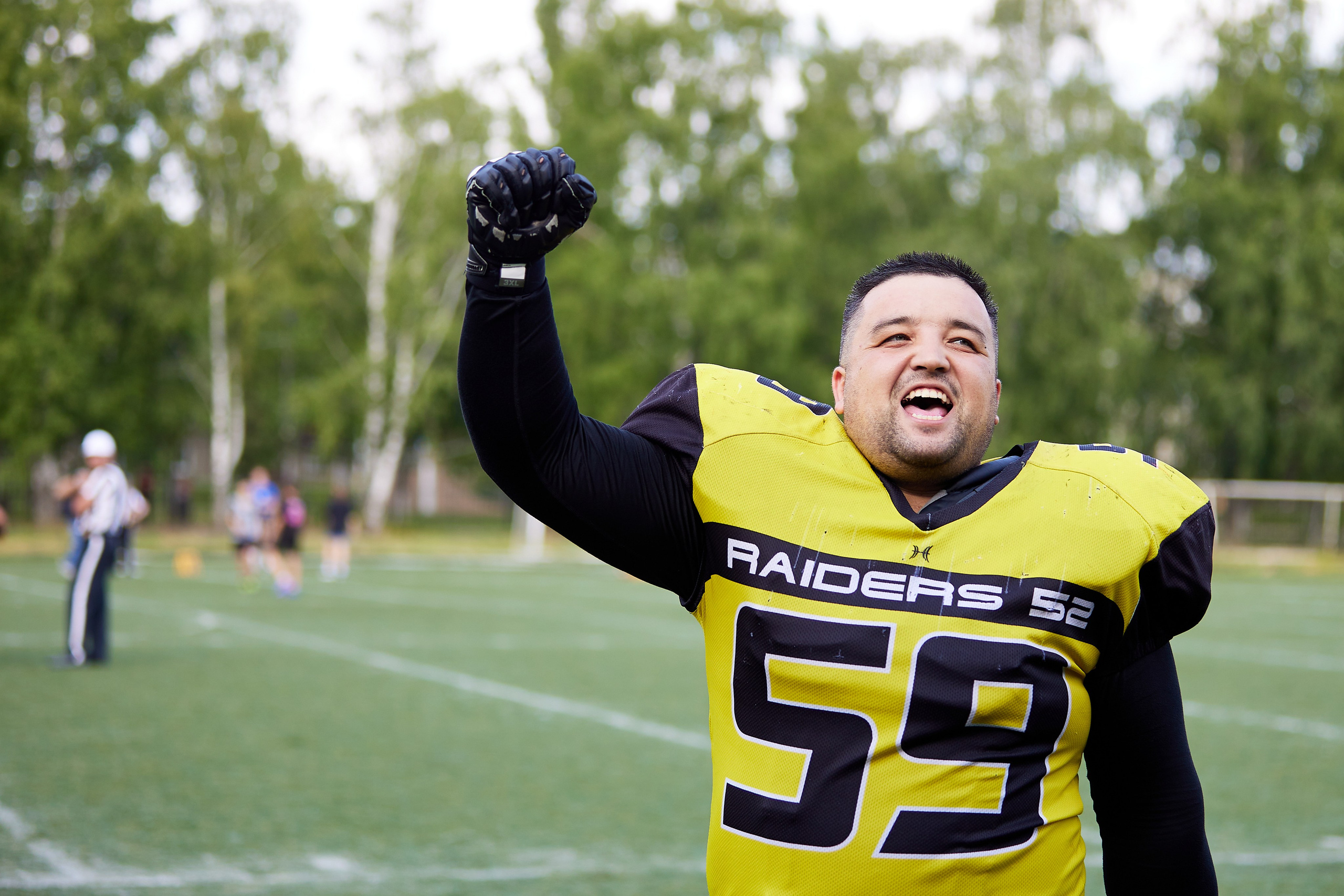 Американский футбол. Матч Чемпионата России — Рейдерс52 — Драконы. Светлана Родионова — фотограф спортивный и не только