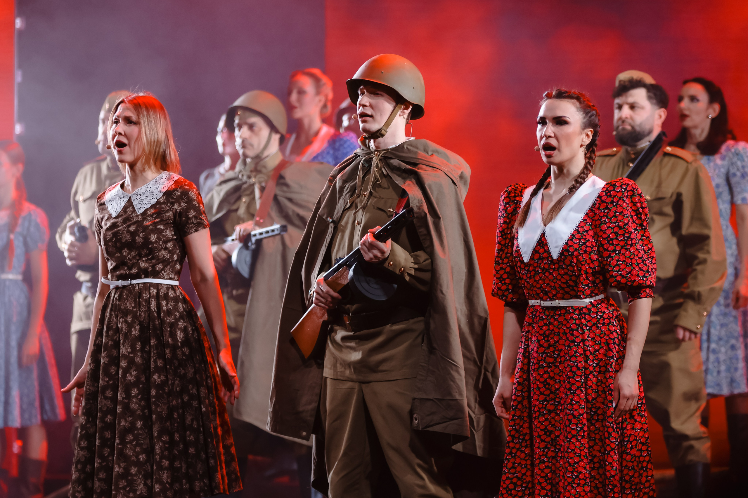 Василий Теркин, театр «Русская песня». Фотограф Ольга Махалова — Санкт-Петербург, Москва, Нижний Новгород