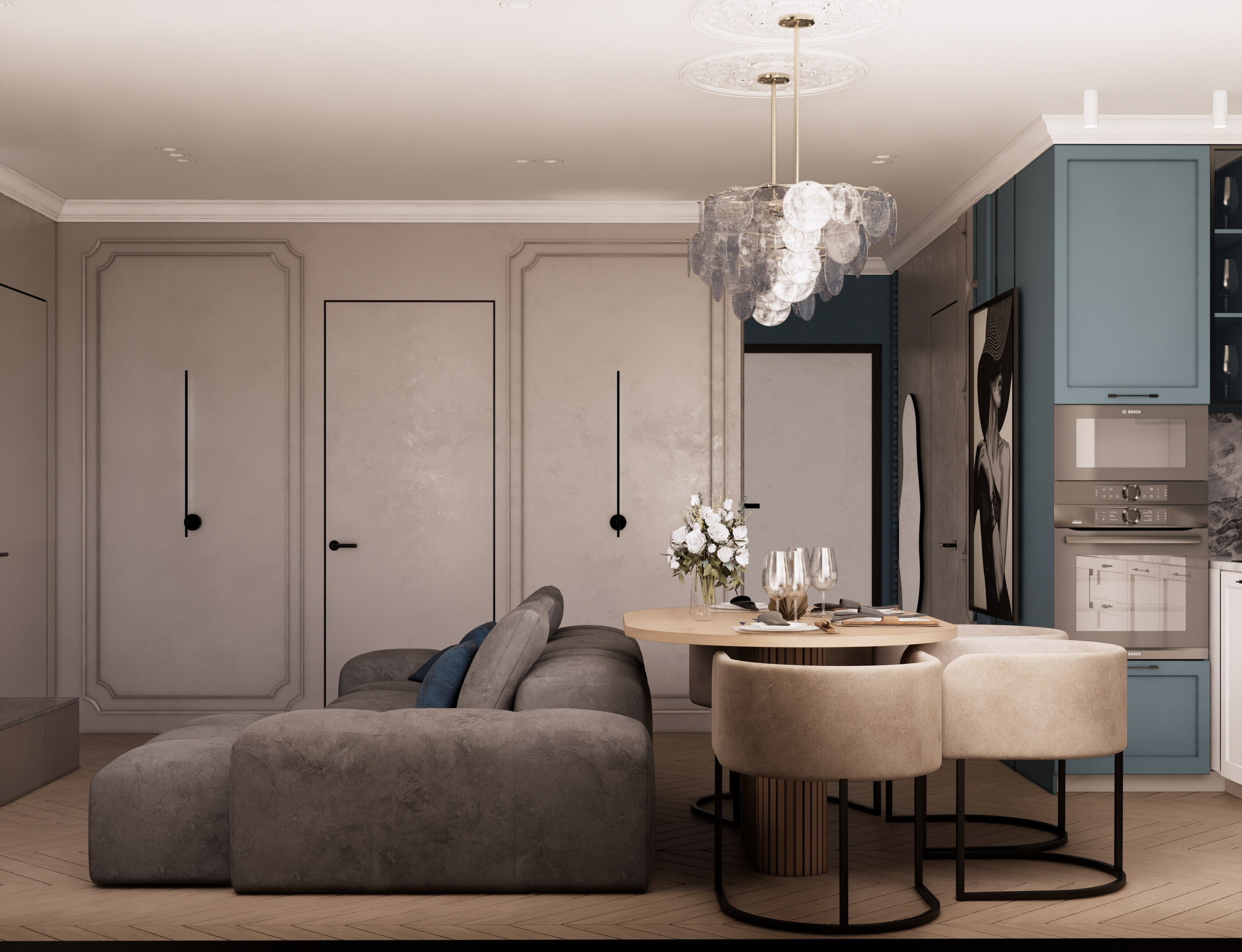 Нижегородская, 55 м². Главная