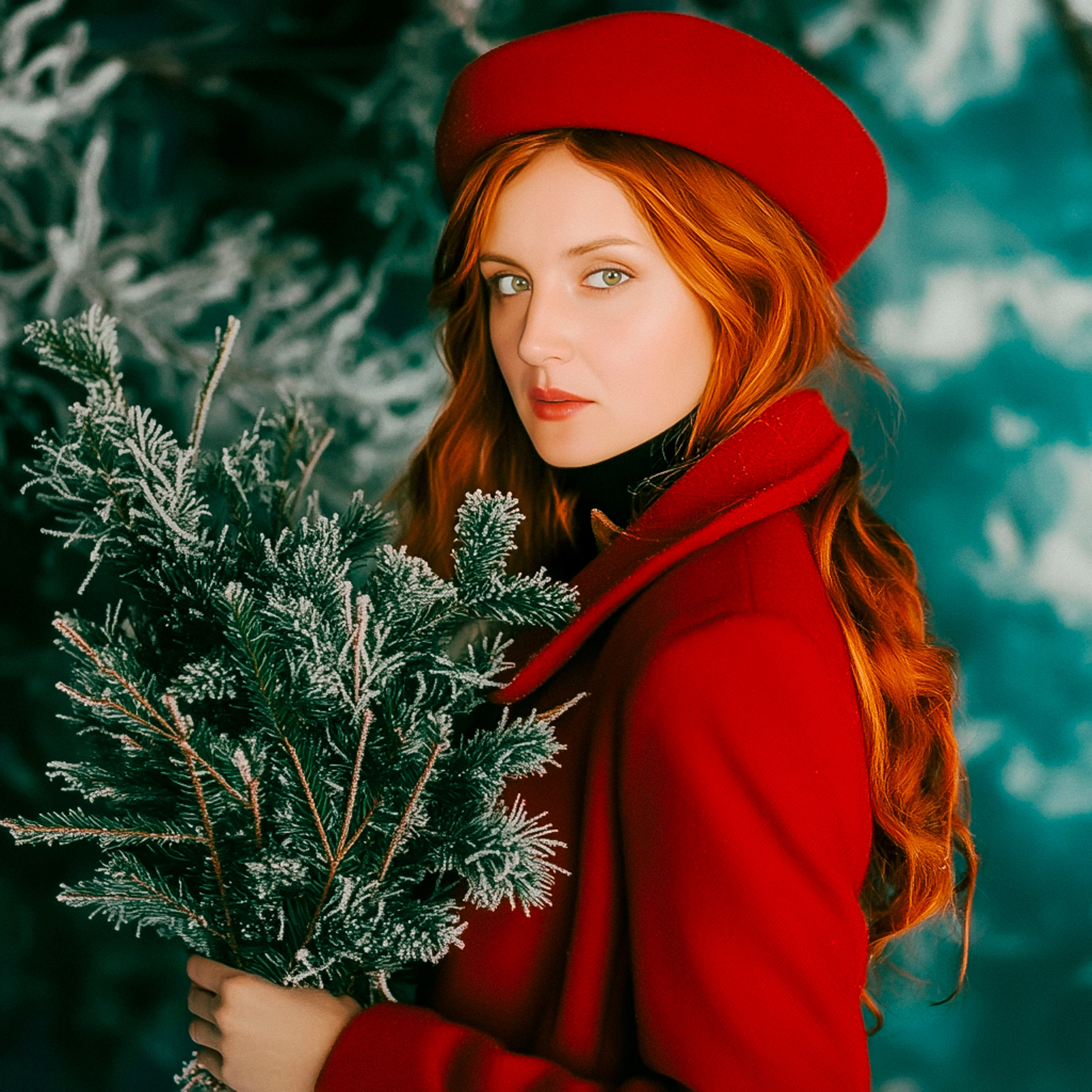 Нейрофотосессия для себя. Девушка с елочкой. ФотоХудожник Харитонова Ирина г. Санкт-Петербург