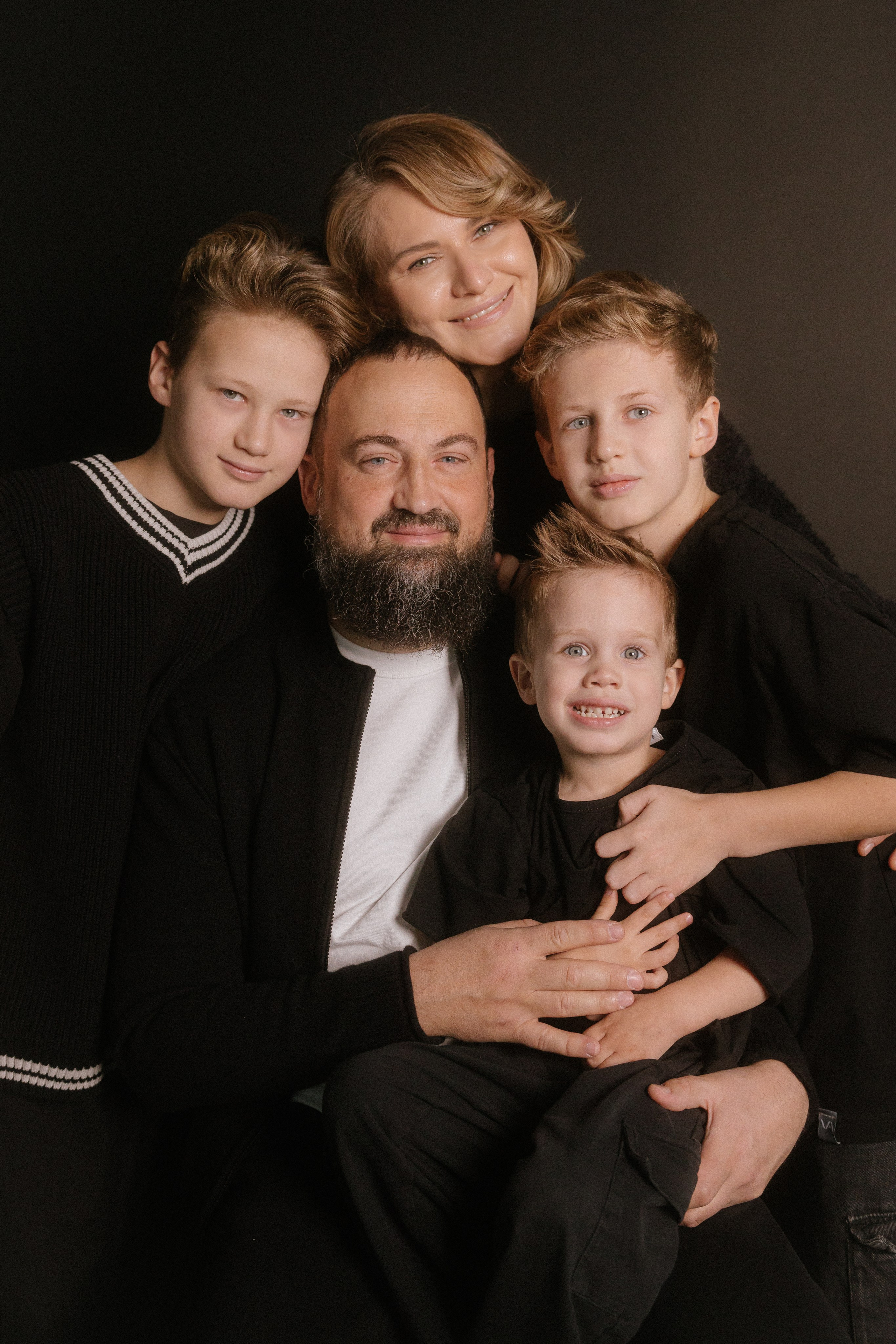 Сергей + Юля + Даня + Дима + Слава. Семейный и детский фотограф Юлия Шох