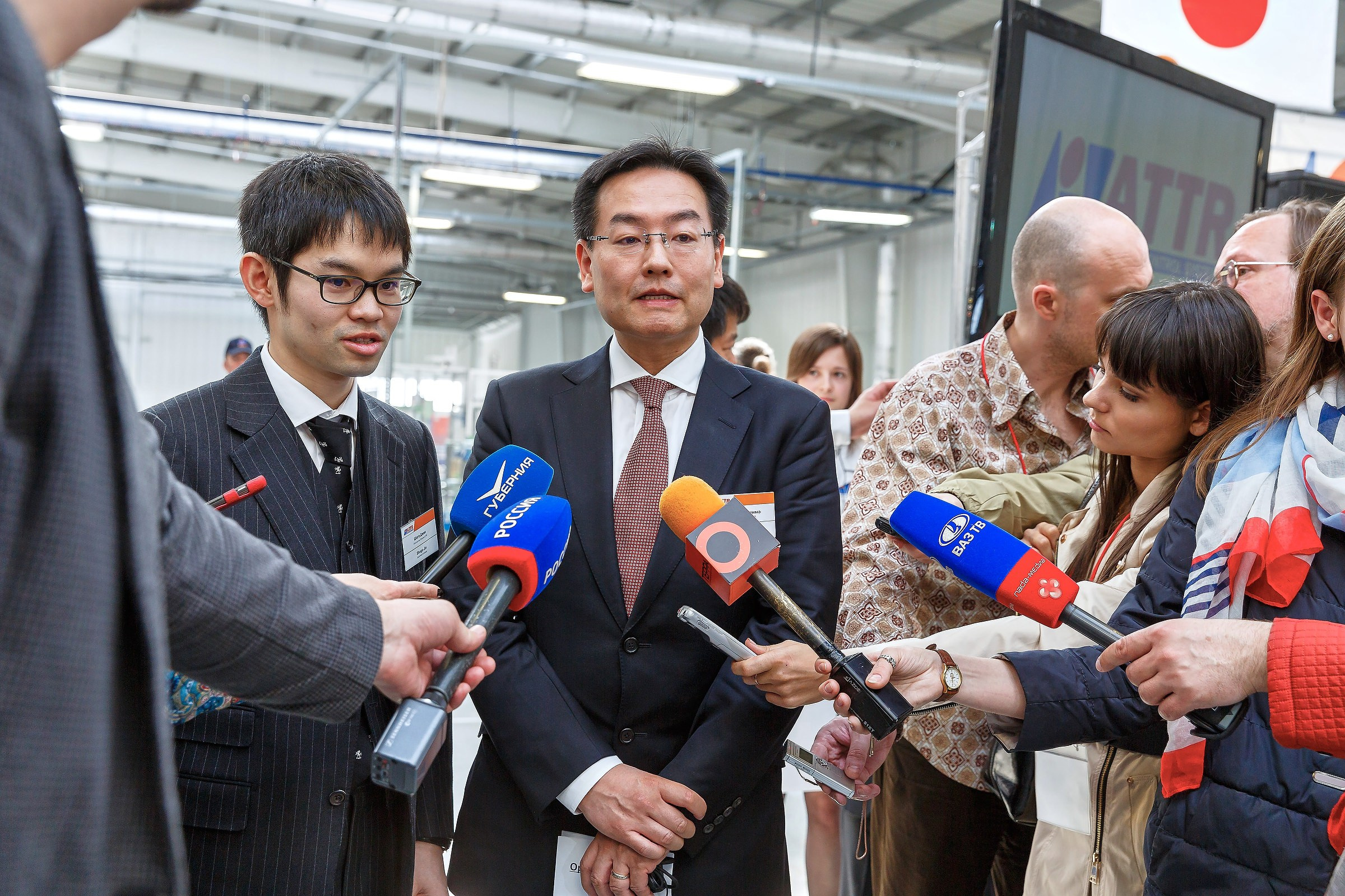 ATSUMITEC TOYOTA TSUSHO RUS ТОРЖЕСТВЕННОЕ ОТКРЫТИЕ СОВМЕСТНОГО ПРЕДПРИЯТИЯ. Фотограф на мероприятие, свадьбу в Тольятти, Самара | Демотченко Андрей