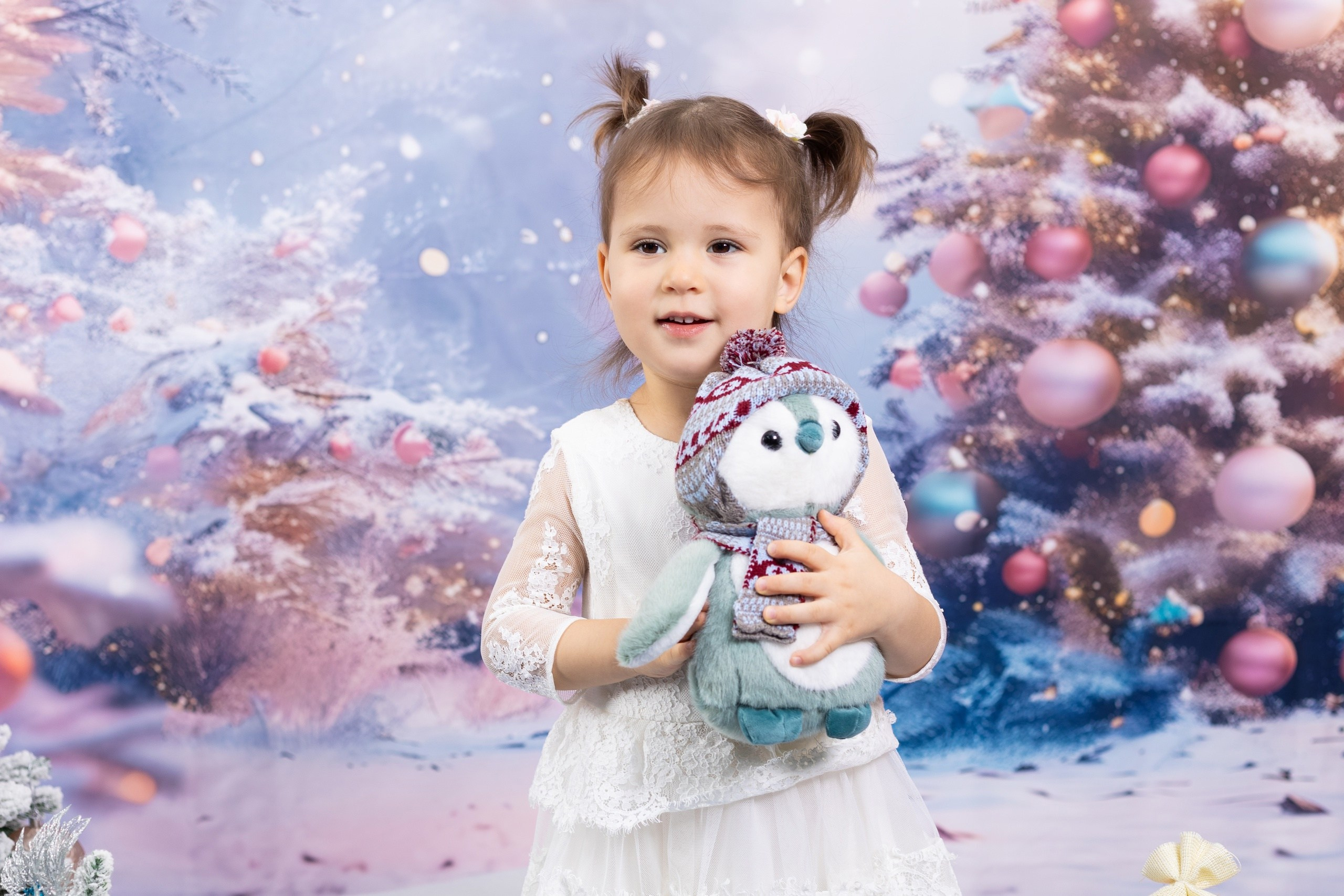 Семейная новогодняя фотосессия. Фотостудия «Олеся». Фотостудия в г. Верхняя Пышма