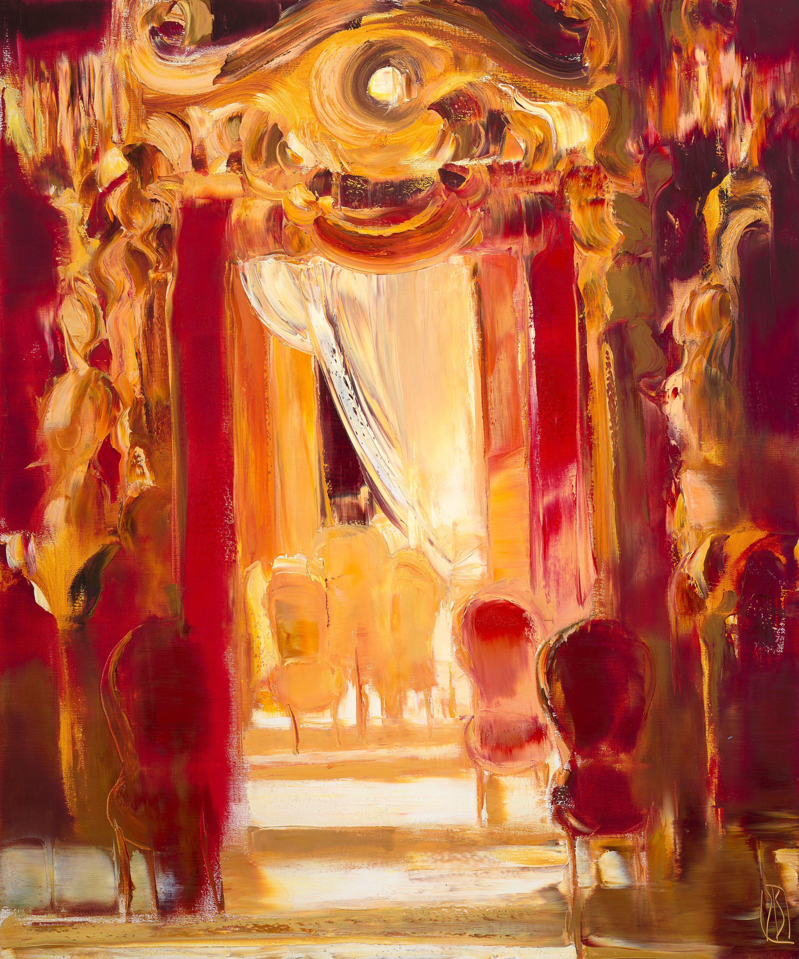 «Theatre II» - художник Лариса Блохина (холст, масло, 120x100, 2015)