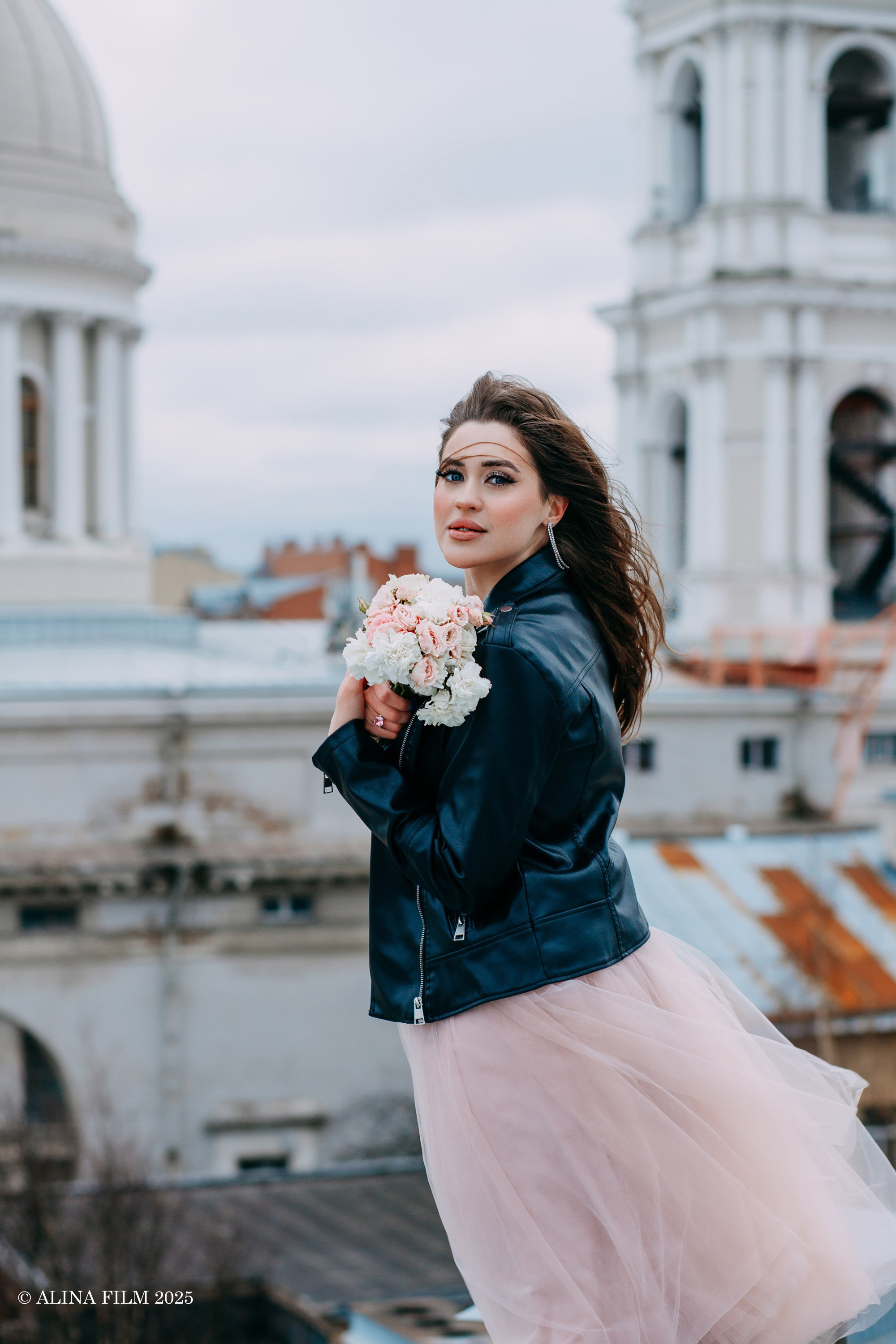 Фотосессия на крыше. Фотограф в Санкт-Петербурге Alina Film